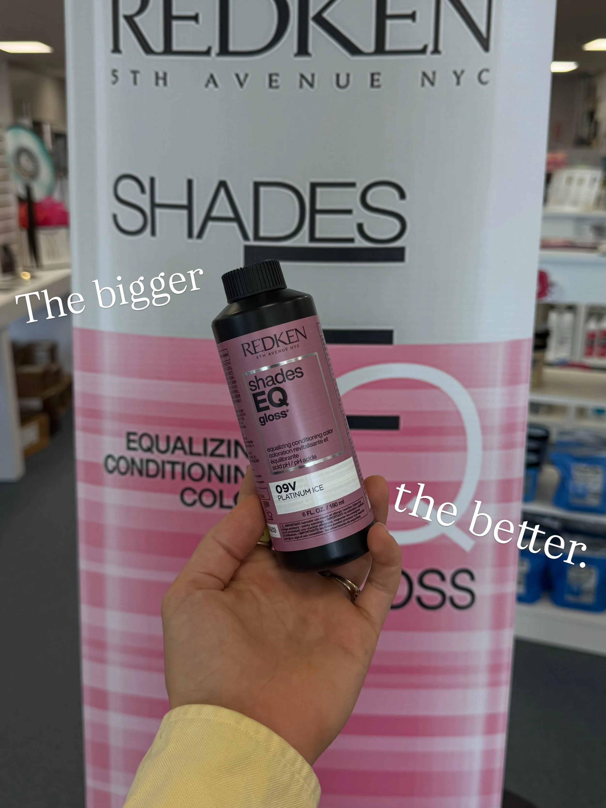 Your favorite bottle but bigger. @redkenpro 6oz value size now available in 2 of their best selling shades!! 

9V &amp; 9P

3x bigger without 3x the cost. 😉

#aabsny #redken #redkenshadeseq #buffalohair #rochesterhair