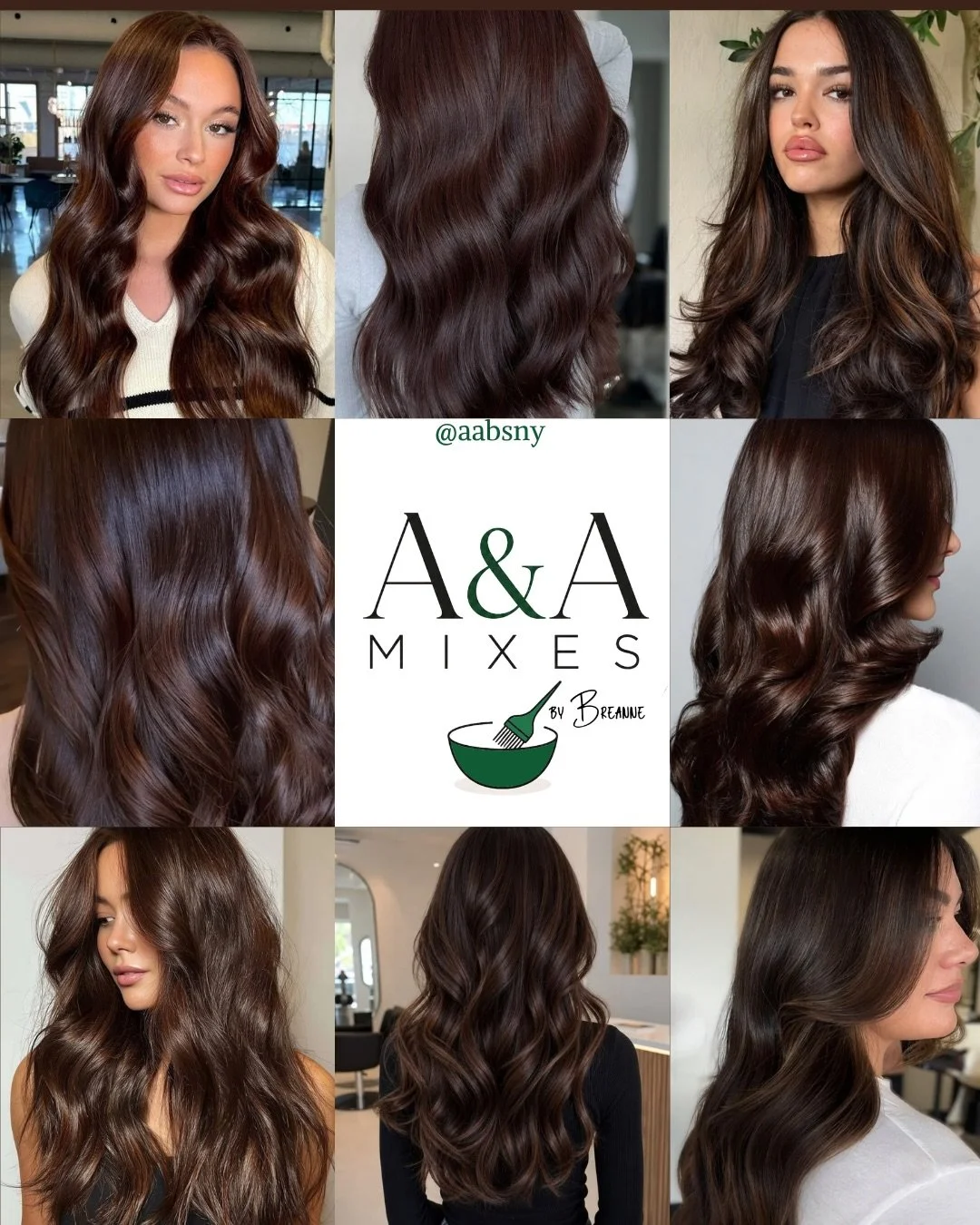 warm, rich, brunette tones have been calling our name and Difiaba has it covered! swipe to discover how to recreate this stunning chocolatey tone using Difiaba color! 🍫🍂

#aabsny #haircolorformula #haircolorinpo #aandamix #behindthechair
