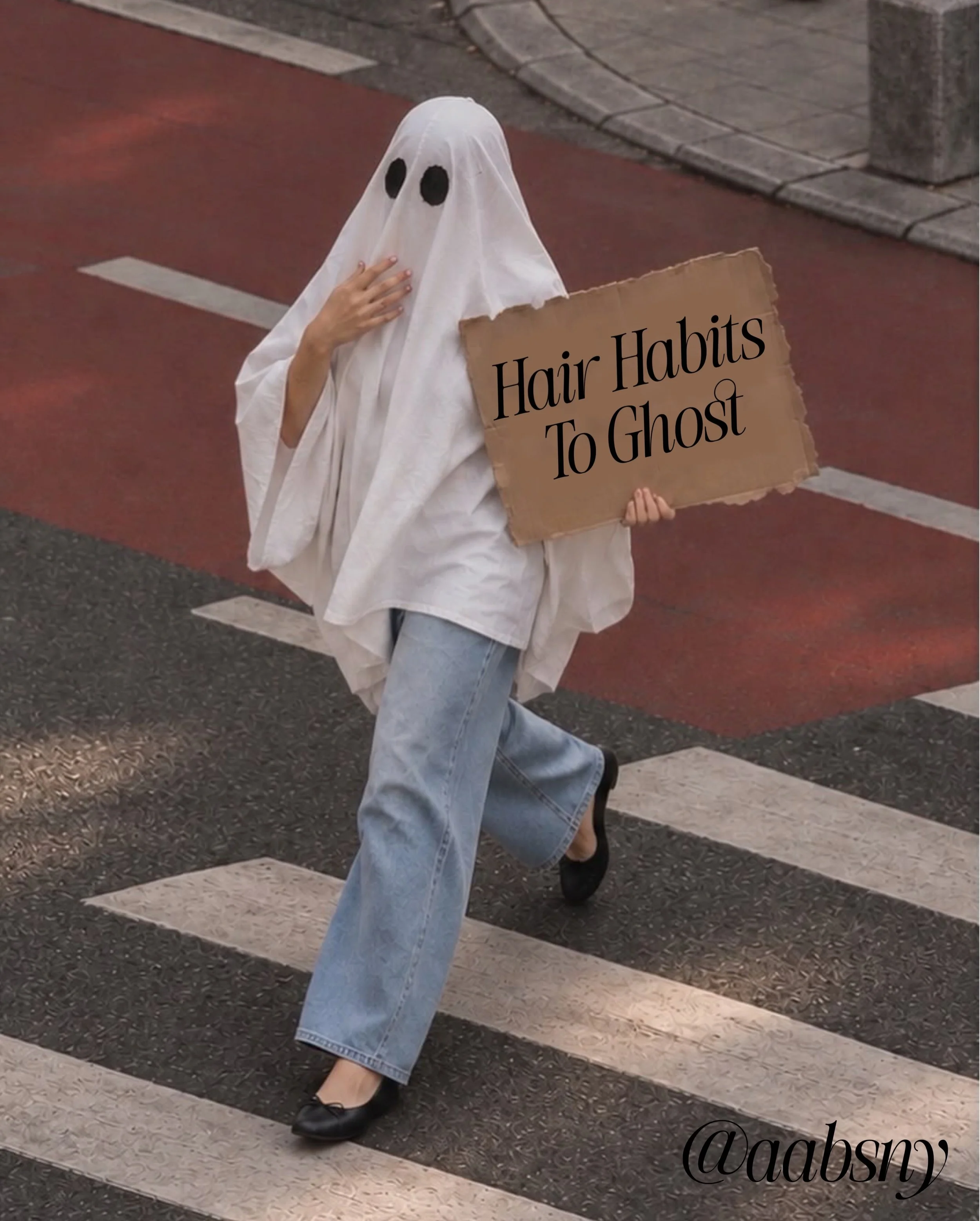 This Halloween is the perfect time to ghost the habits that are haunting your hair 🚫👻 

🪦 Sleeping with wet hair
🪦 Not using a masque once a week
🪦 Wearing high tension styles daily
🪦 Not using heat protectant
🪦 Not booking with your hairstyli