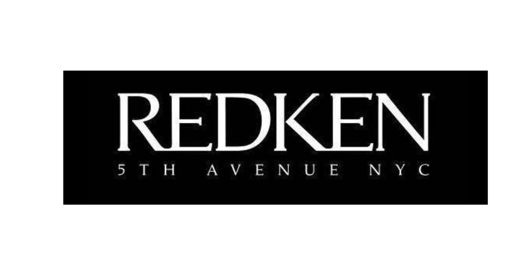 Redken logo with text '5th Avenue NYC' on a black background.