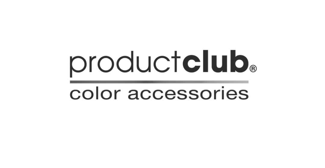 Logo of productclub with the tagline color accessories