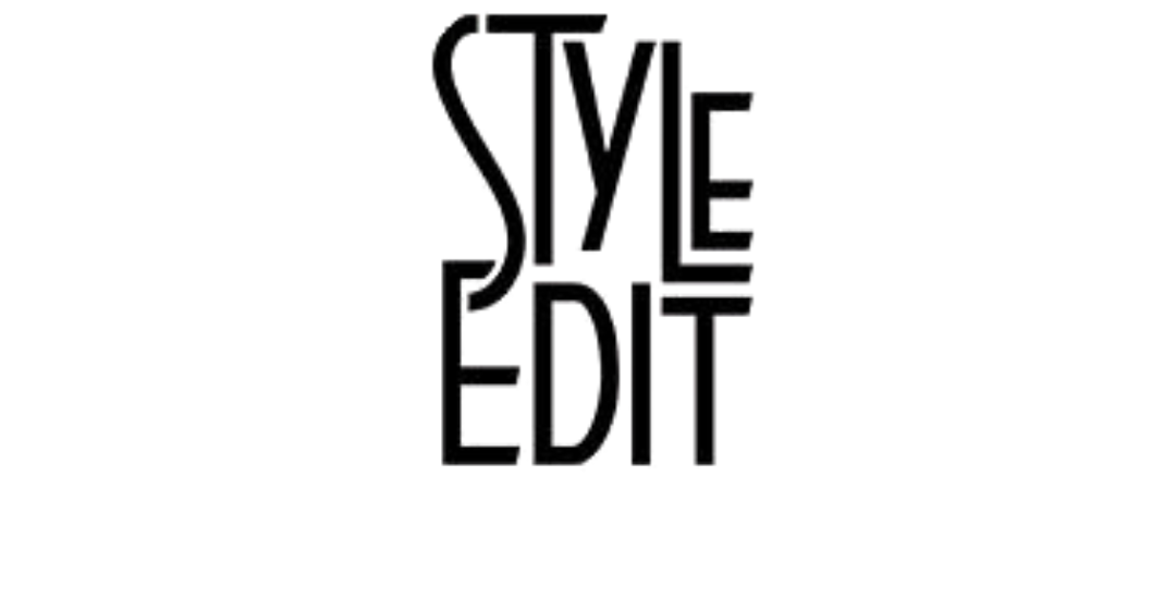 Stylized black text that reads 'STYLE EDIT' on a white background.