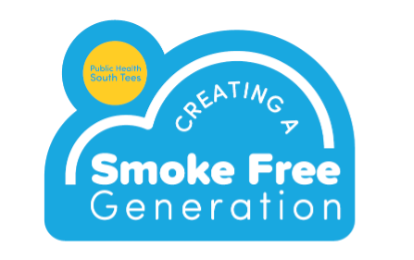 Logo promoting a smoke-free generation by Public Health South Tames.