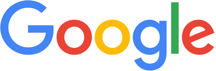 Google logo with colored letters and a green vertical line