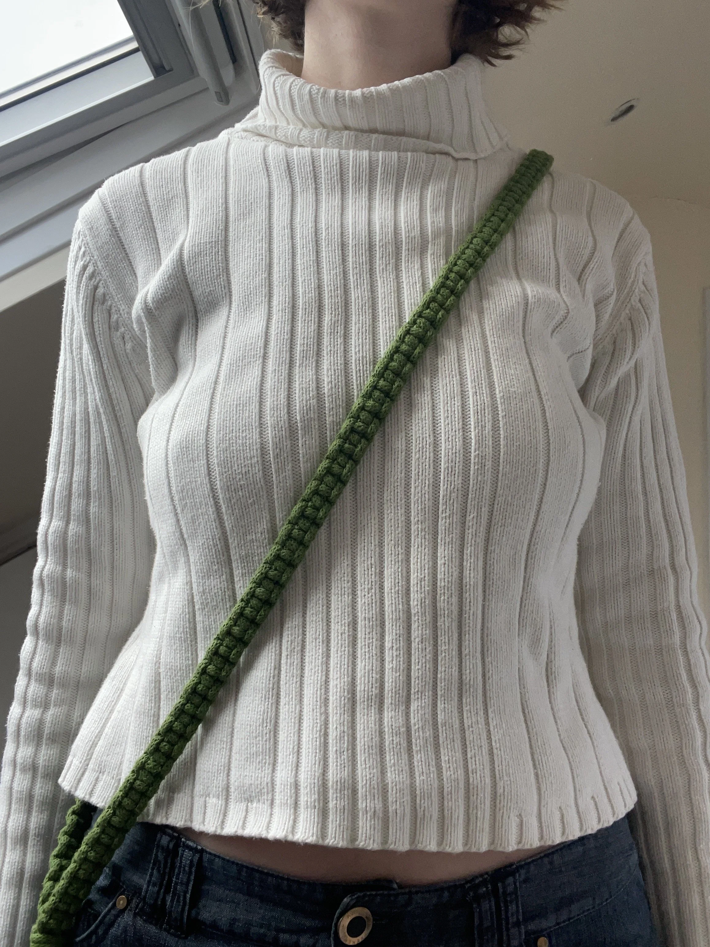 The Bloom Strap in Moss Green