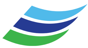 Geometric drawing of an outline square with sections divided by vertical, horizontal, and half circle lines.
