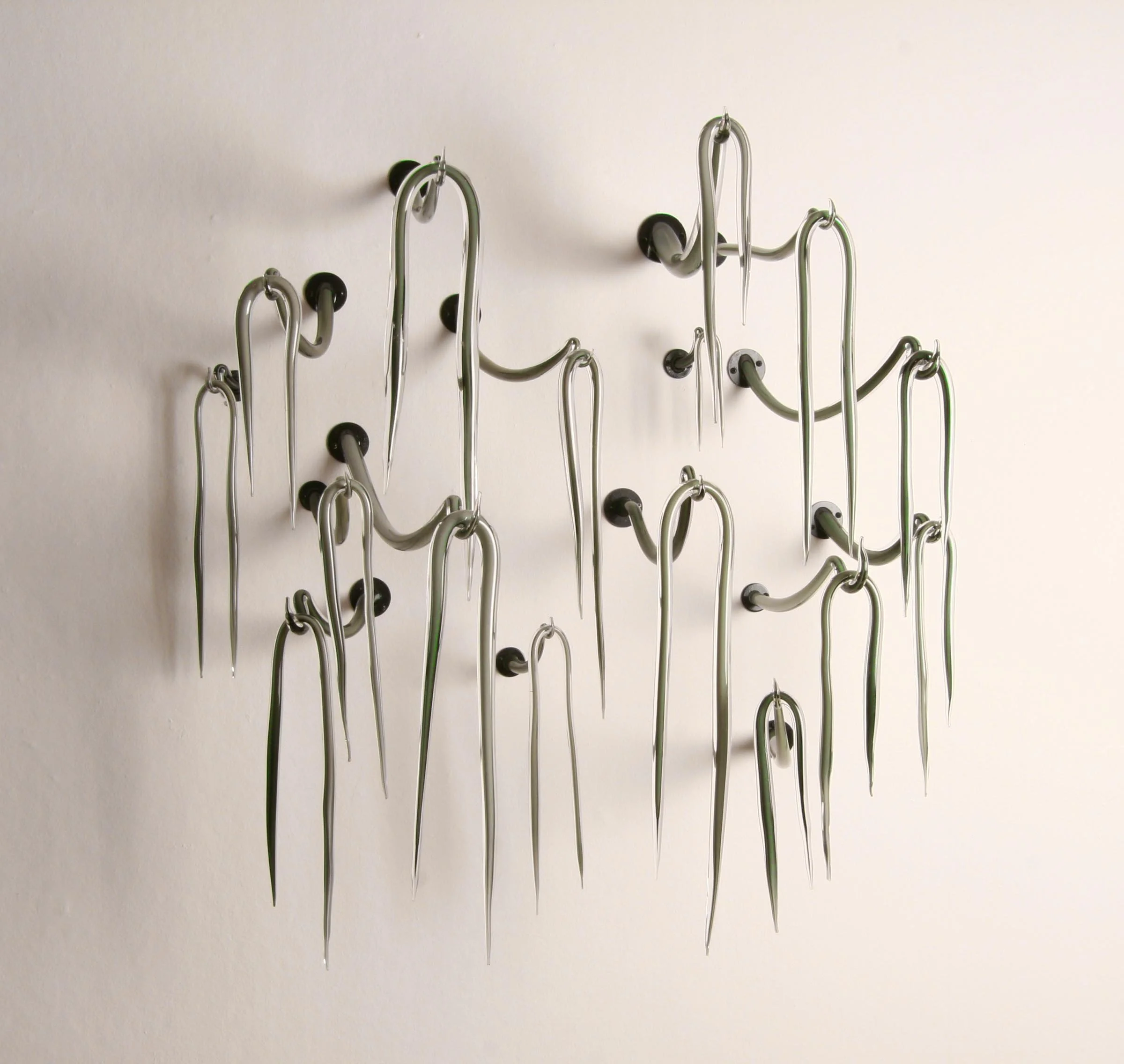 Flagella | Blown glass and polyurethane | 28 x 42 x 10 inches