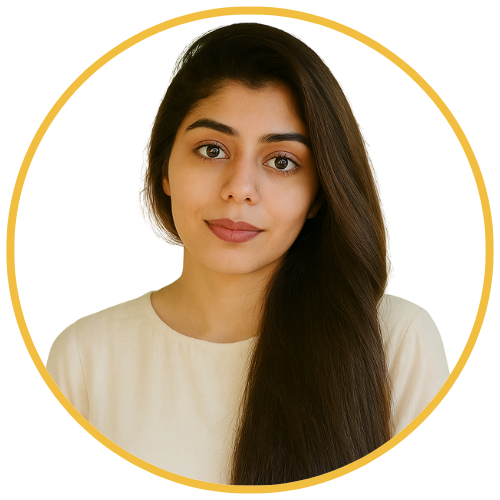 Headshot of Unzila in a bright office