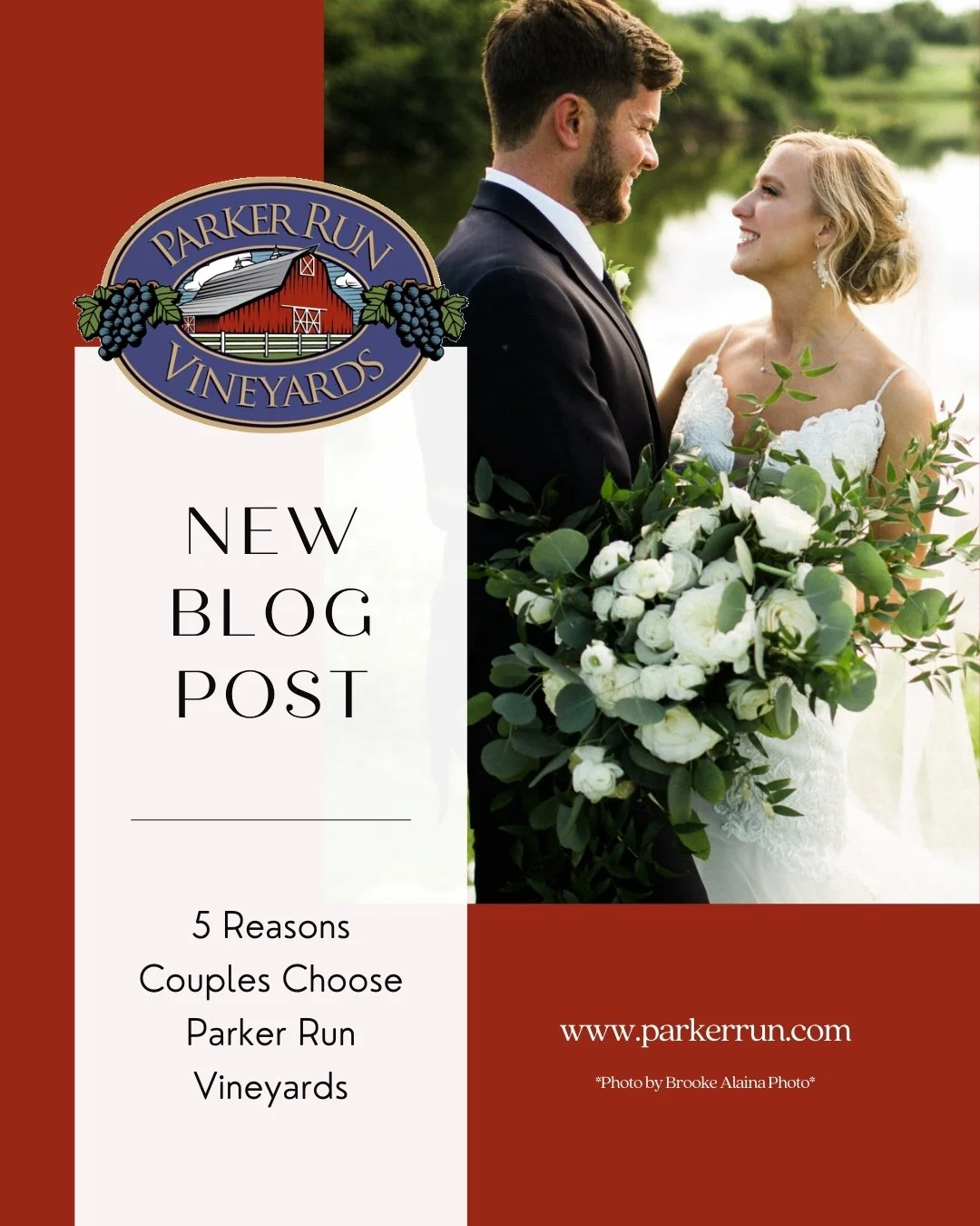 5 Reasons Couples Choose Parker Run Vineyards for Their Wedding
