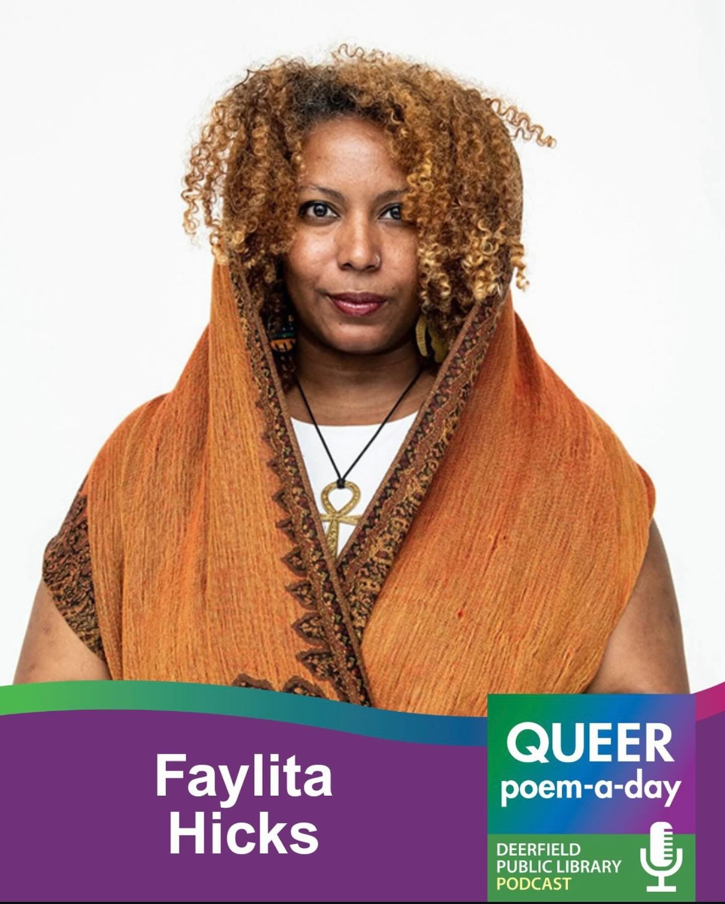 Thank you to @deerfieldlibrary and @queerpoemaday  for featuring me in this year&rsquo;s lineup. As a pansexual person, I often feel left out of the conversation about what it means to be queer. This poem was written about two women who were once bot