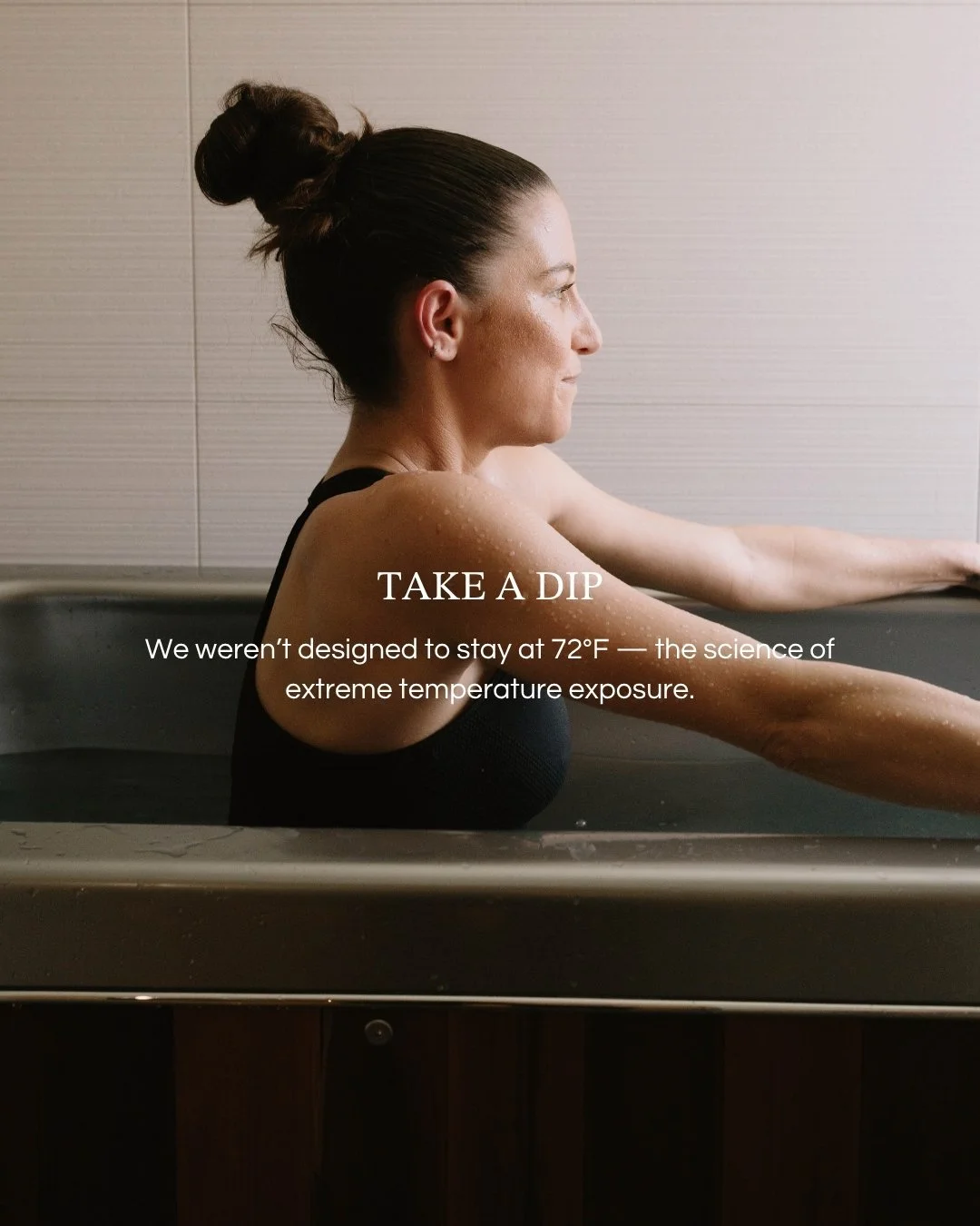 Stepping into the plunge sparks a powerful response:
• 500% increase in noradrenaline → sharper focus + alertness
• 250% increase in dopamine → motivation + drive
• Reduced inflammation + faster recovery
It’s more than