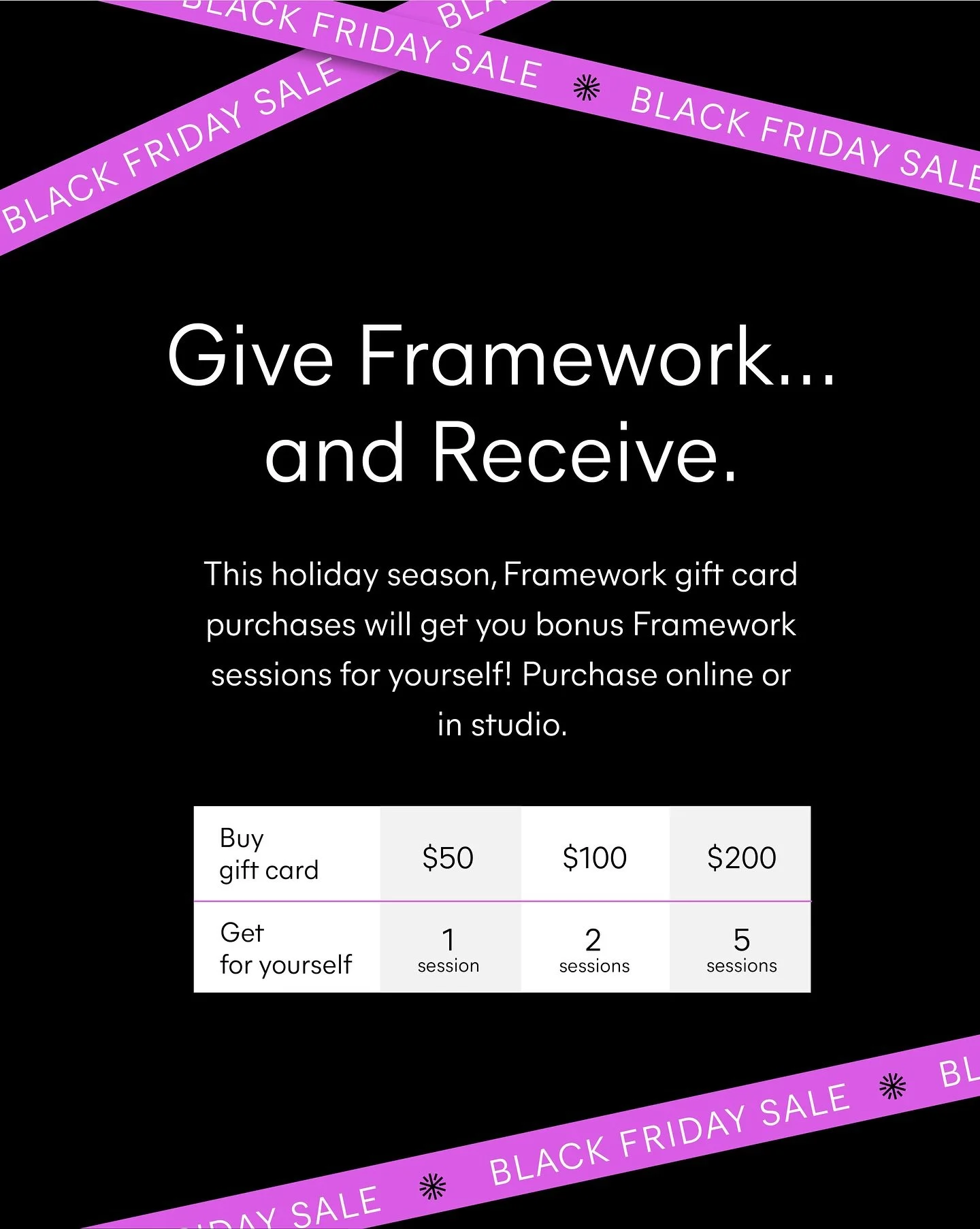 Buy a gift, enjoy a dip 🎁

Give the gift of recovery and receive bonus sessions for yourself. Purchase online or in-studio.