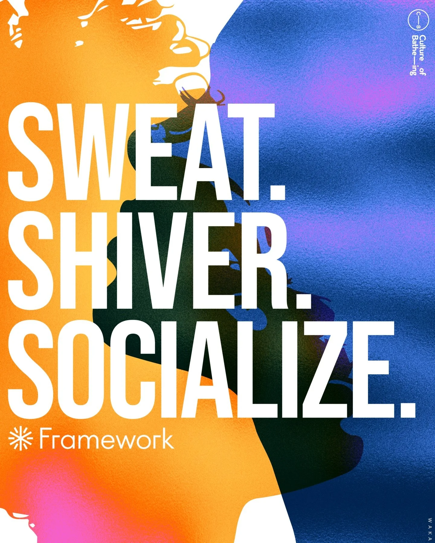 An interpretation of bathing culture.

Designed by @__happyblueberry__, this piece was created for the @cultureofbatheing poster project &mdash; a global exploration of how bathing rituals shape wellness, architecture, and community.

At Framework, w