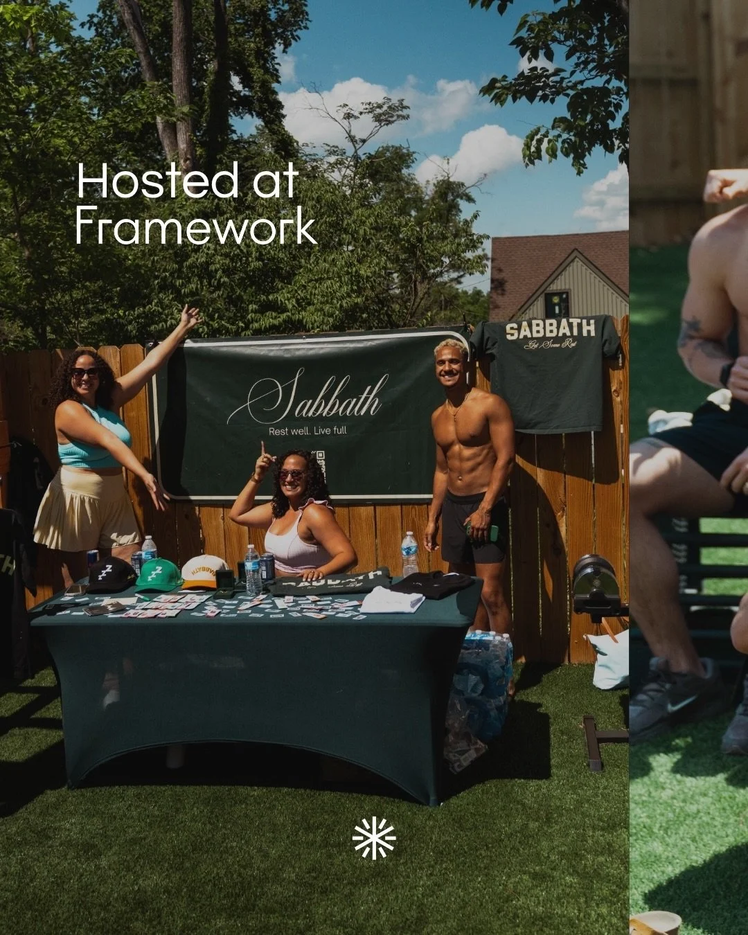 You bring the people. We bring the space.

Framework was built for community as much as contrast. Hosting a wellness event or movement class? Email hello@joinframework.com or pitch at the link in bio.