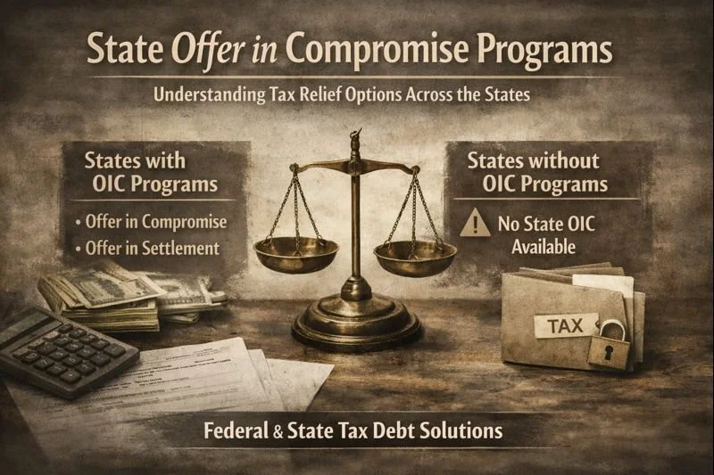 State Offer in Compromise Programs: What Taxpayers and Professionals Should Know
