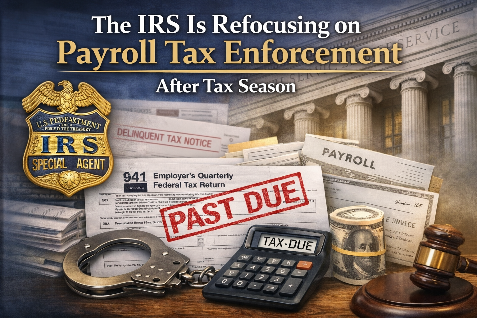 The IRS Is Refocusing on Payroll Tax Enforcement After Tax Season