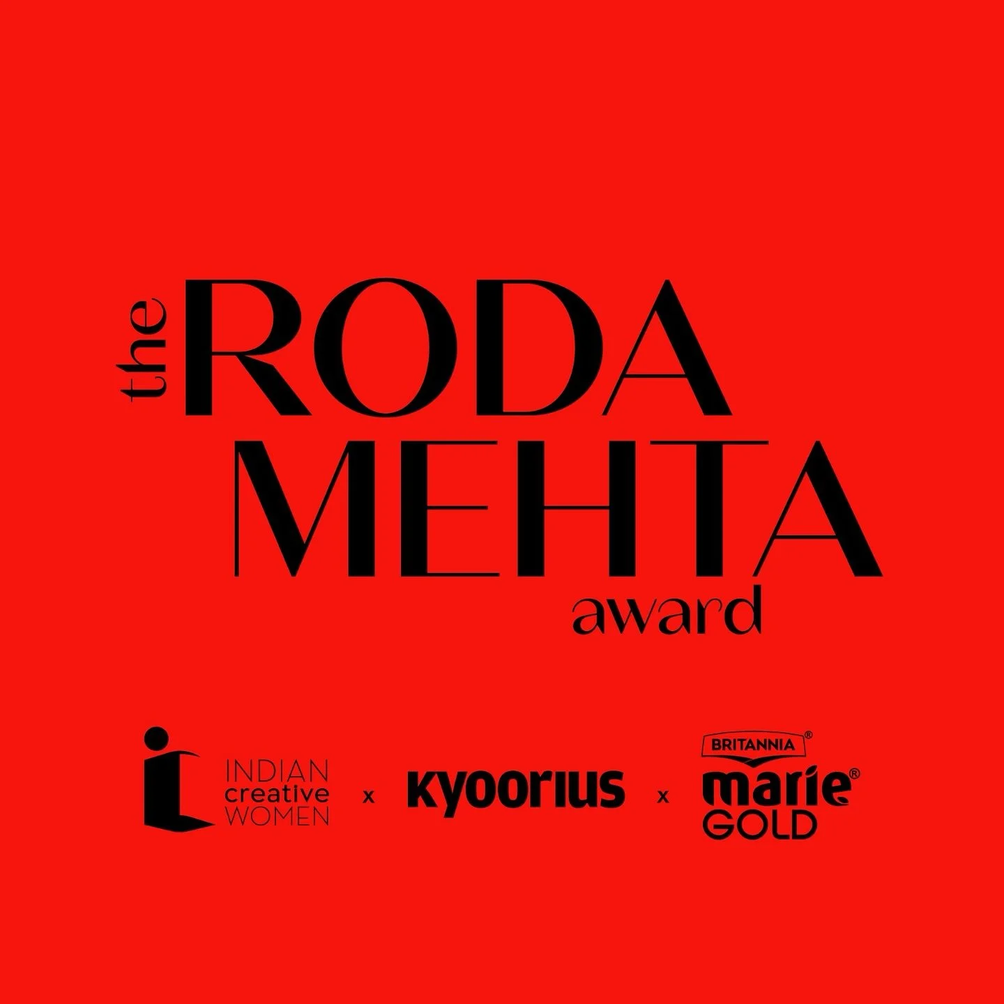 Deadline extended to 29th March | Announcing The Roda Mehta Award &mdash; an incredible opportunity for an Indian creative woman under the age of 30 to win a fully sponsored trip to the Cannes Lions @cannes_lions 🦁 

Indian Creative Women, in partne