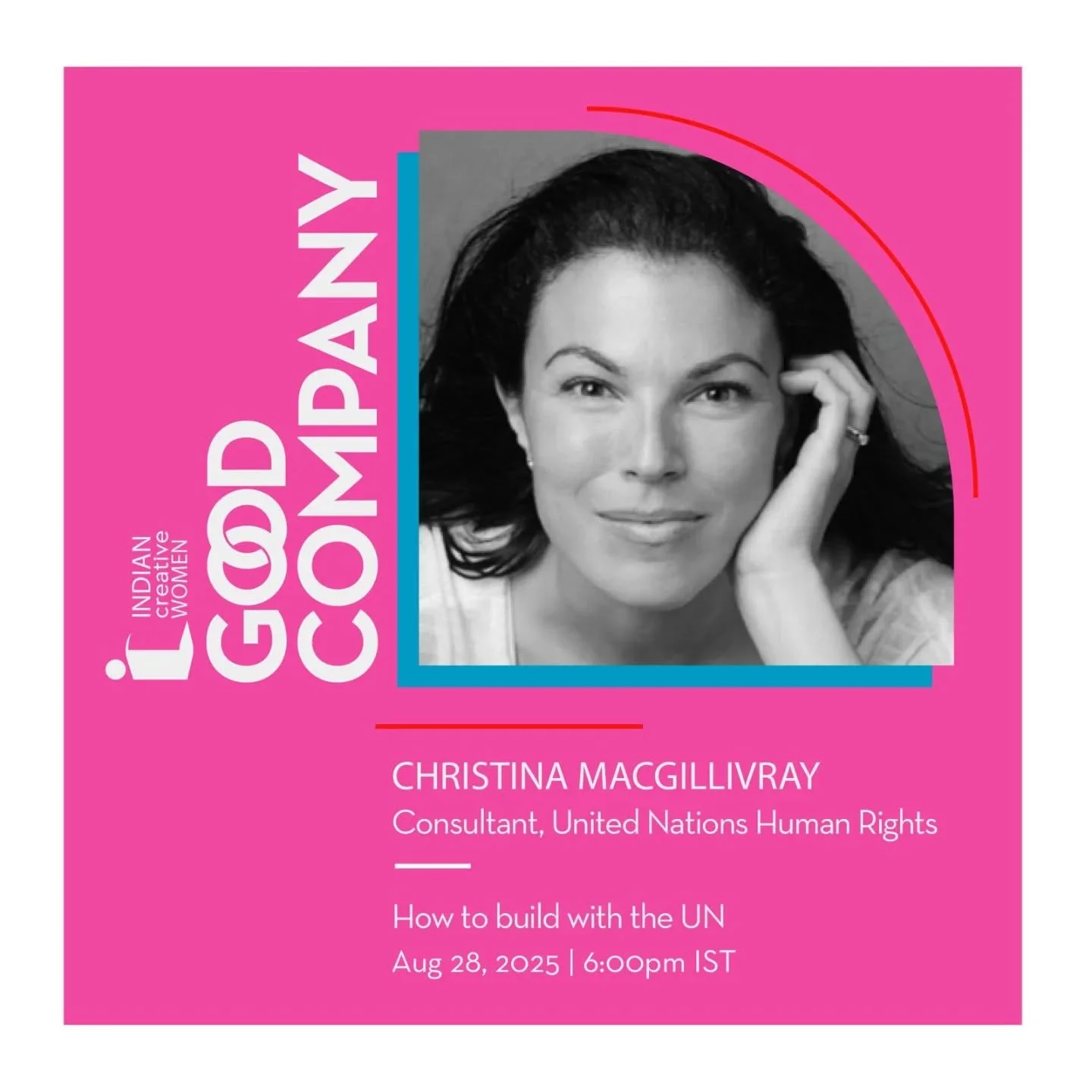 We're thrilled to announce a new episode of Good Company with Christina Machillivray from the United Nations Human Rights. 
Learn all about her journey, her incredible body of work... And how to partner with UNHR to make a greater social impact with 