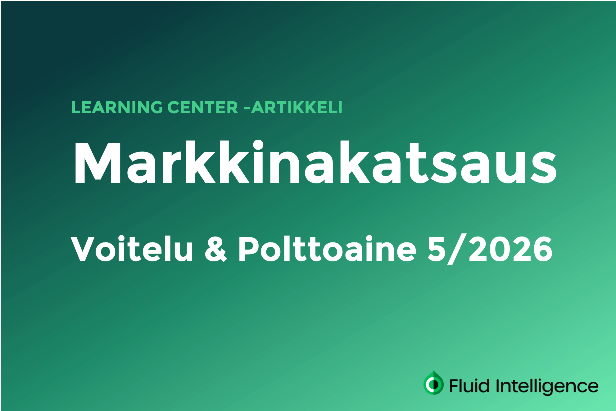 Voitelu- ja polttoainekustannukset nousevat — mitä tehdä?