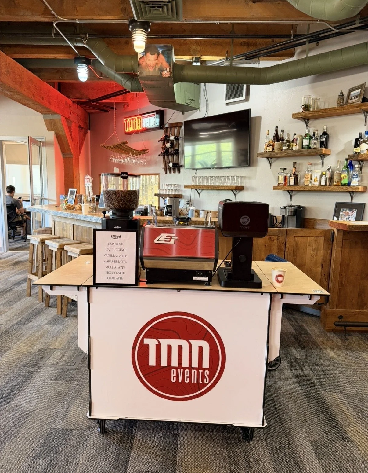 Specialty coffee catering and mobile espresso bar for conferences and trade shows