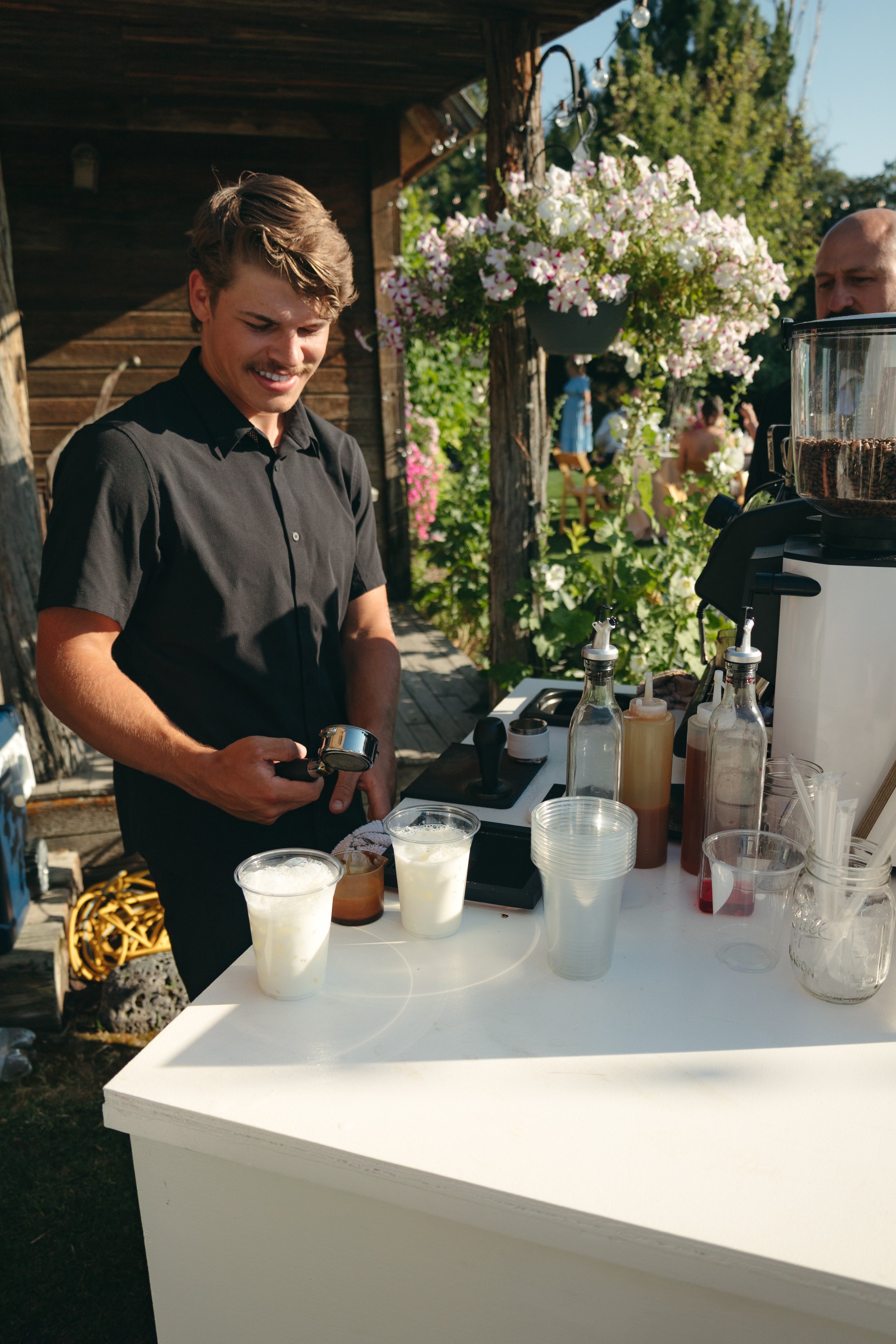 wedding event mobile coffee cart in Boise Idaho