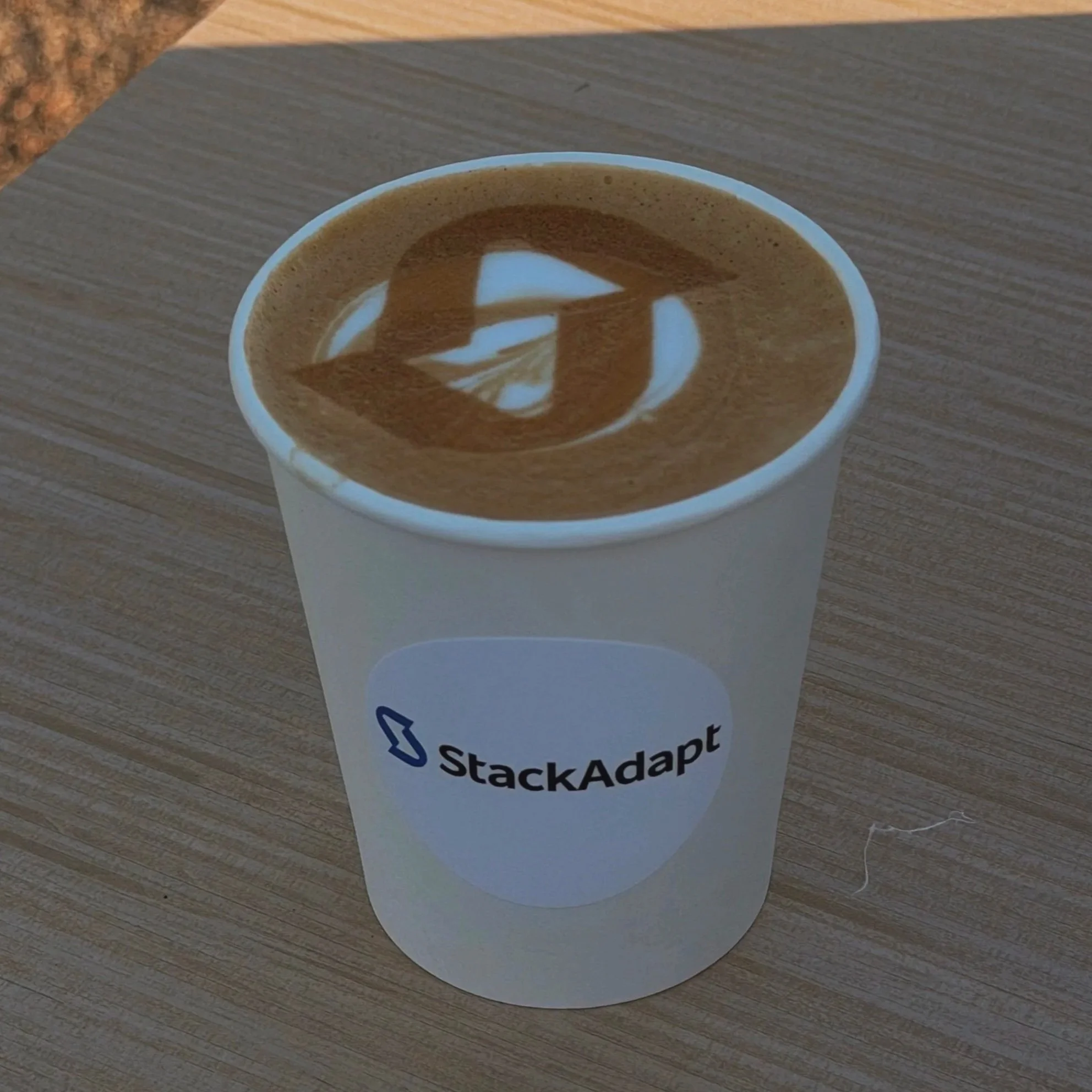 Mobile coffee cart setup for a corporate holiday party in Boise, Idaho
