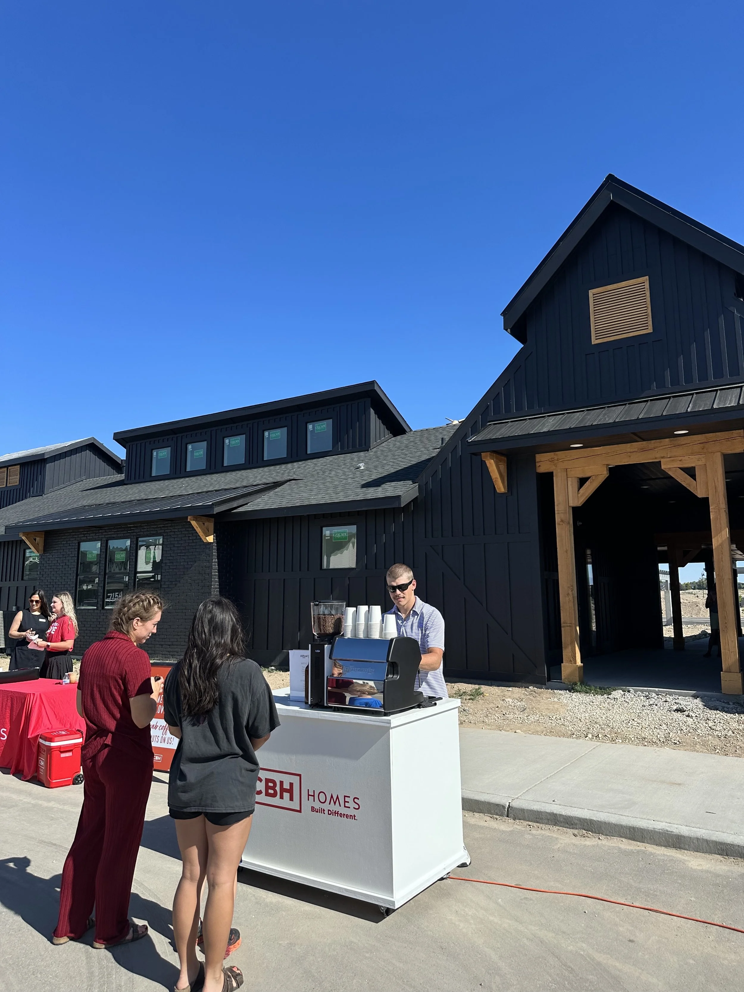 mobile coffee catering cart serving espresso and specialty coffee in Boise Idaho and the treasure valley.