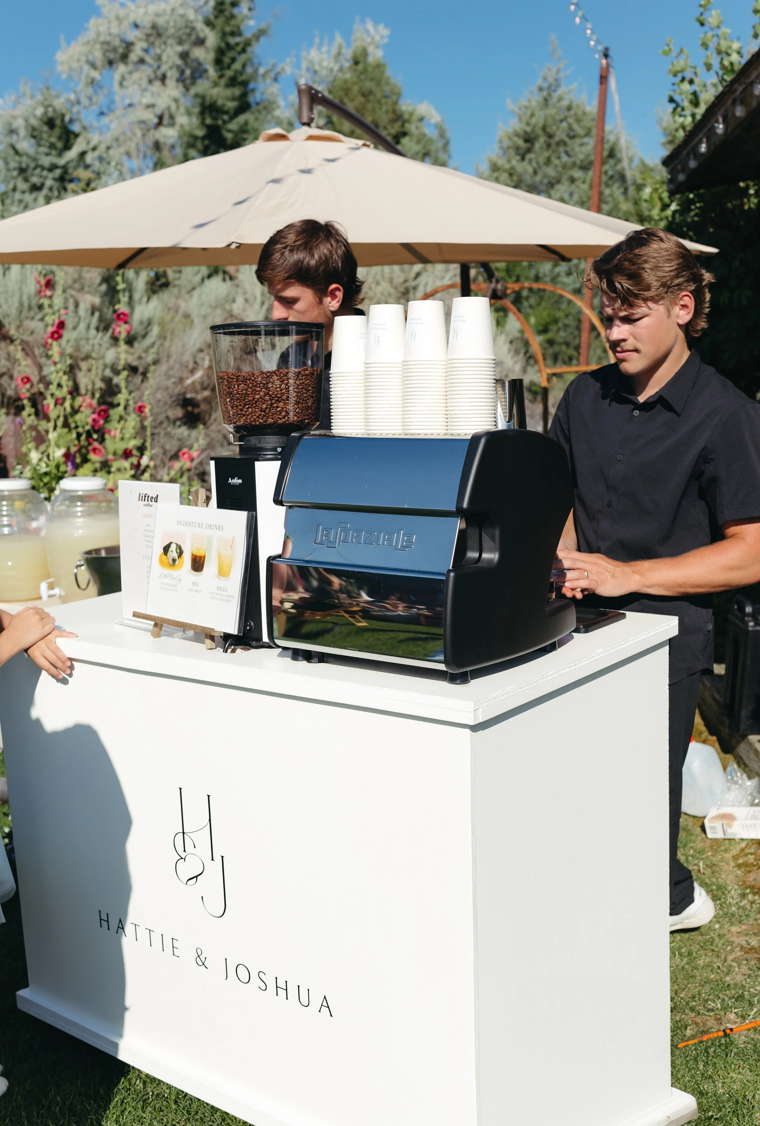 corporate event mobile coffee cart in Boise Idaho