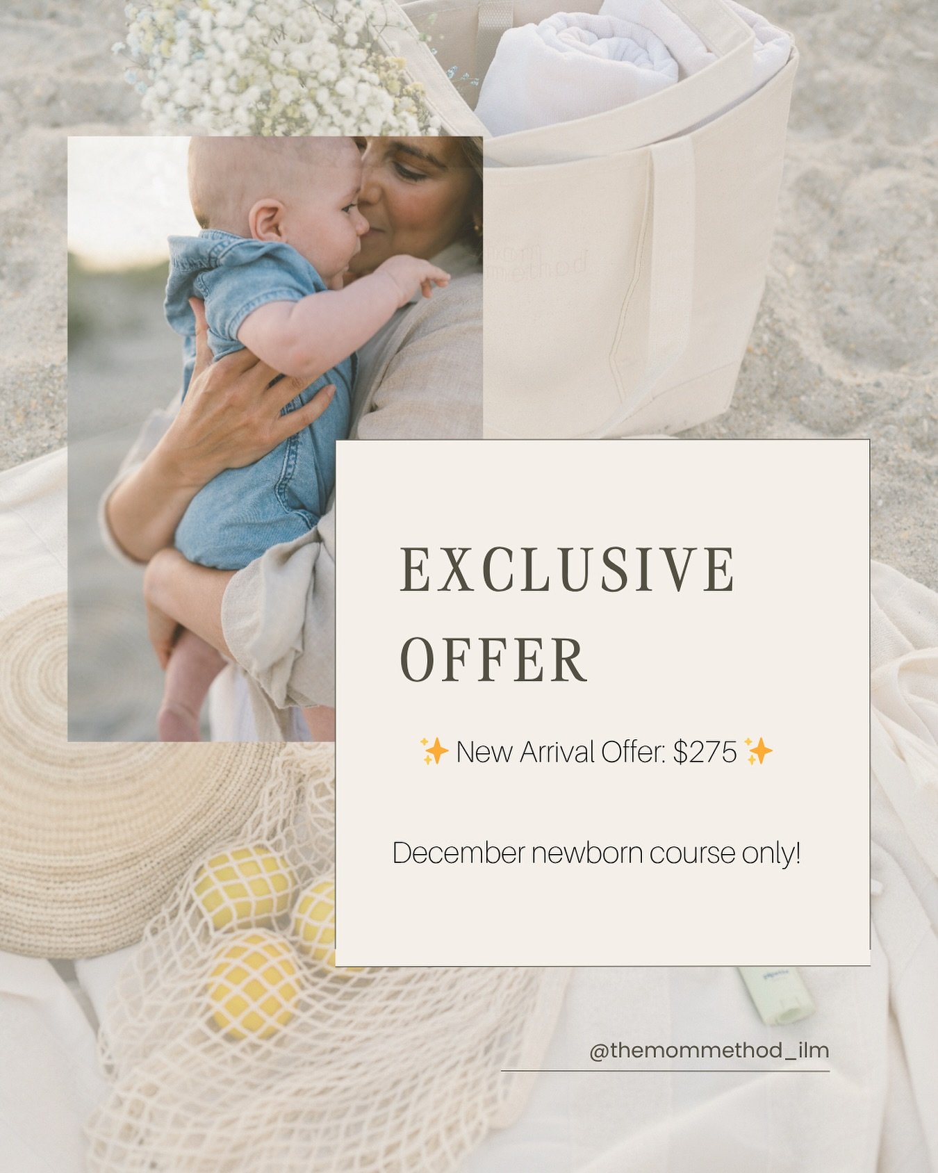 ✨Last chance to join at our New Arrival rate! ✨

The December newborn course will be the final newborn course offered at $275 - a special introductory rate for our growing Mom Method community. 🤍

If you&rsquo;re expecting or recently welcomed your 