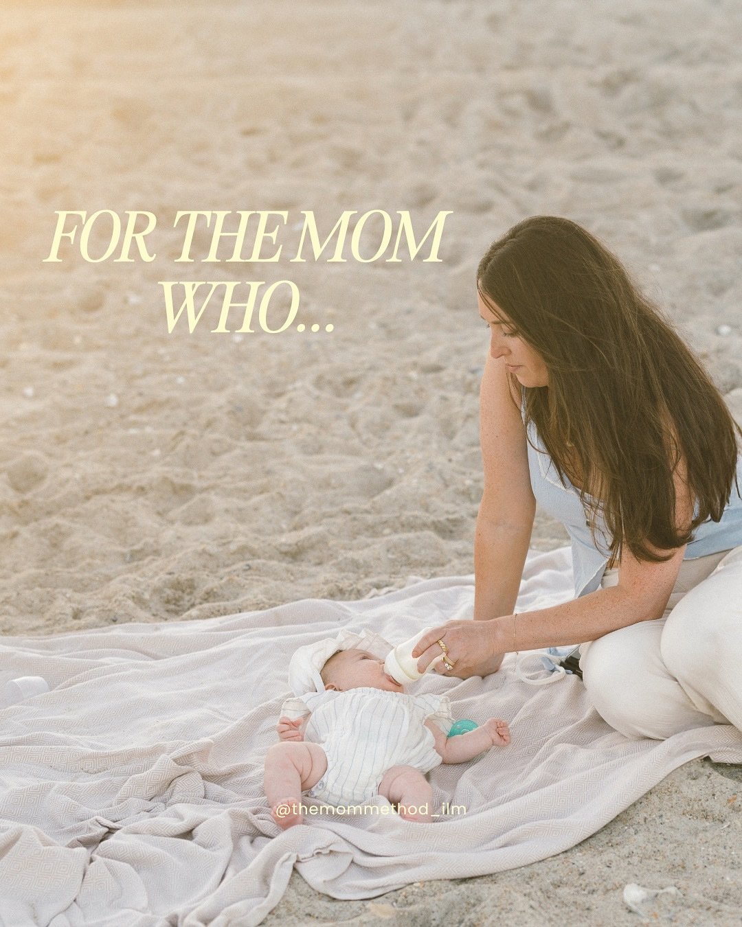 For the mom who&rsquo;s finding her way ✨You don&rsquo;t have to do it alone 💛

#TheMomMethod #newmomcommunity #postpartumclass