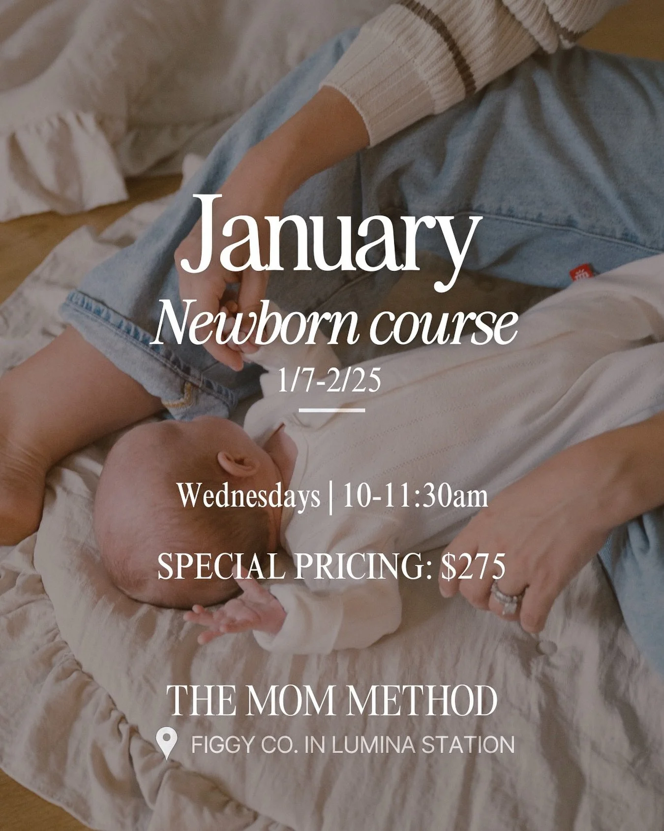 ✨October&ndash;December babies! We have just a few spots left in our January newborn course beginning right after the new year on 1/7. This is your last chance to receive our new arrival course rate of $275! 🤍

The best gift you could give yourself 