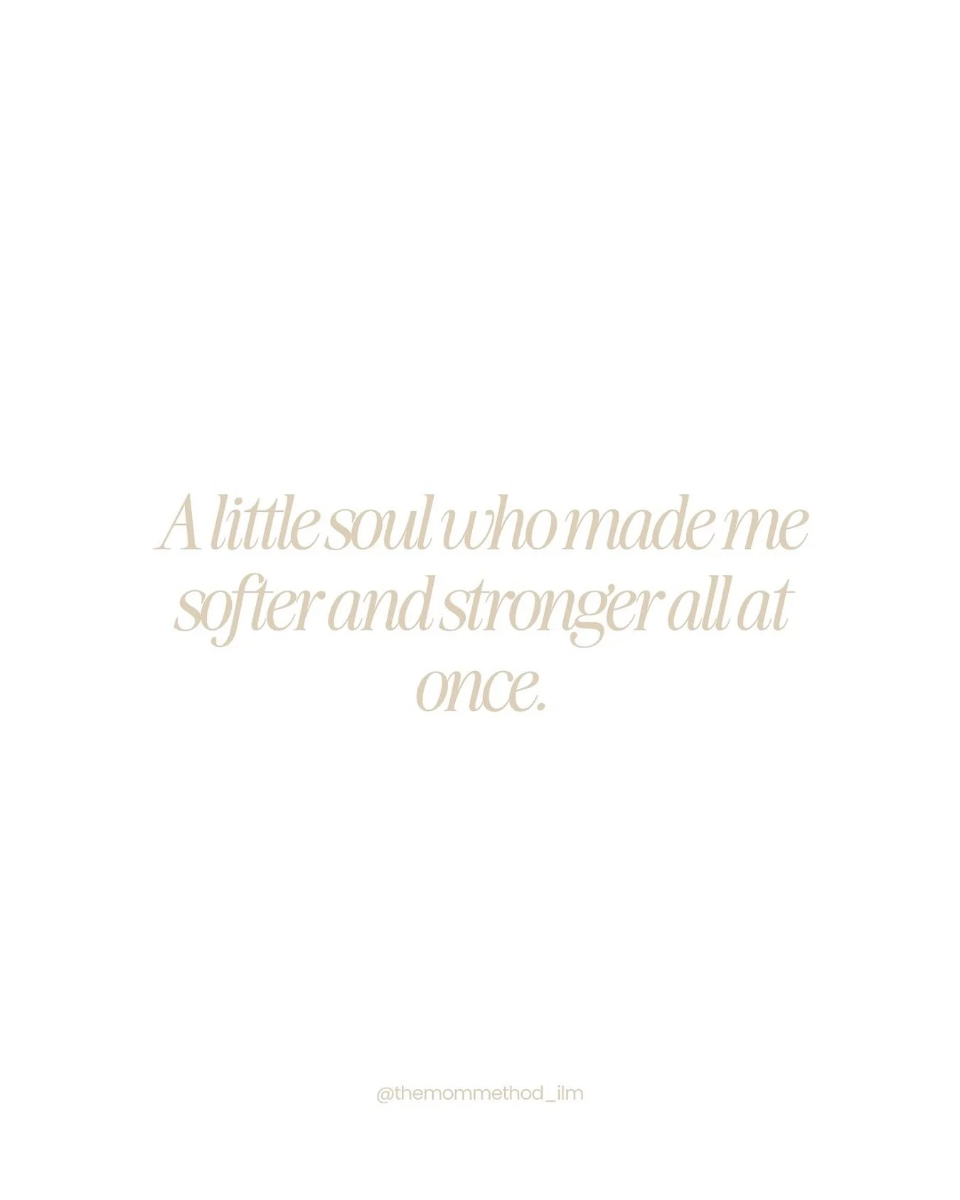 Motherhood changes you in ways you never expect 🤍

#themommethod #motherhood #newmom #postpartum
