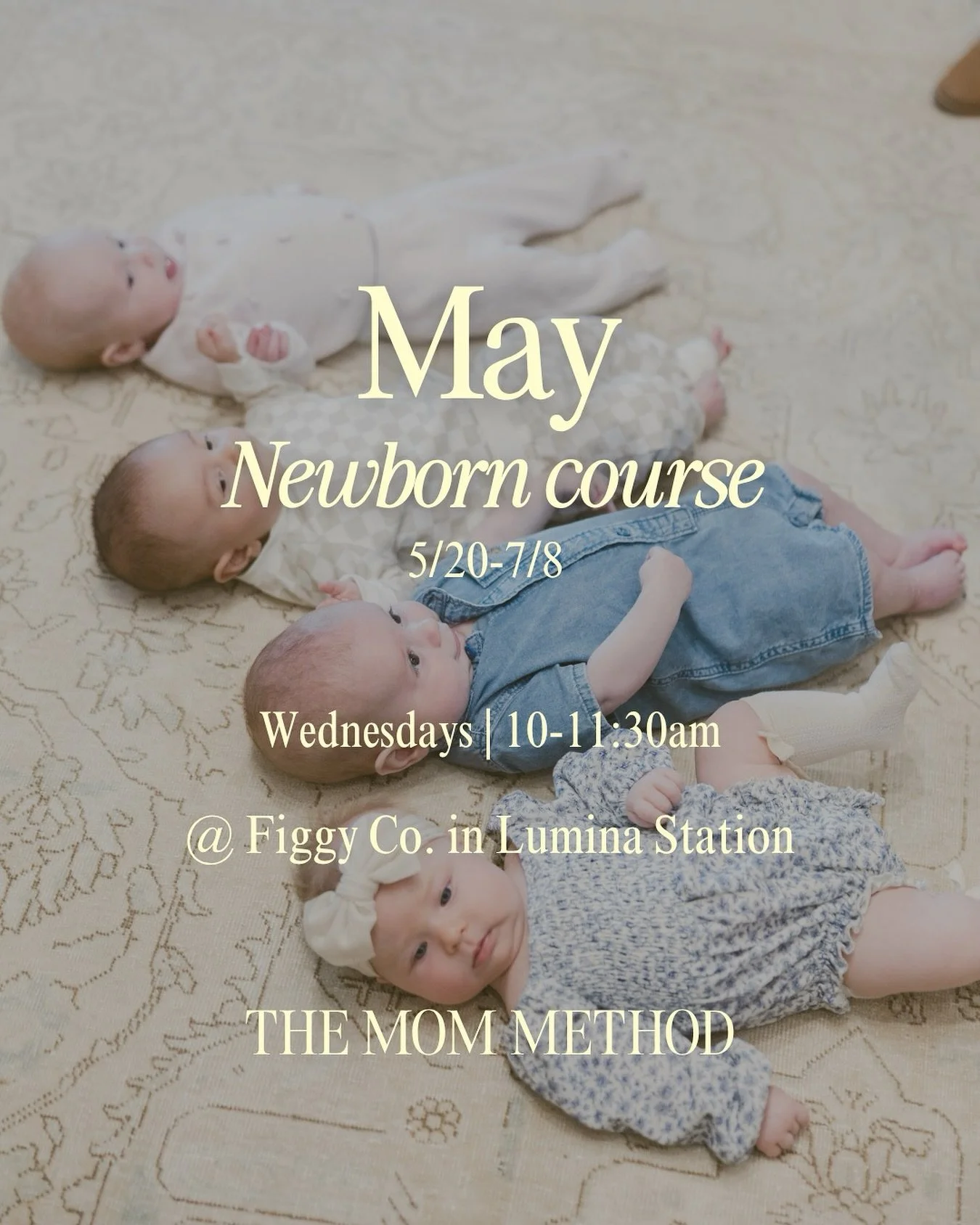 Our May course is less than one month away 🤍and we have just a couple of spots left to join us! 

If you&rsquo;re expecting or recently welcomed your little one and looking for a supportive, real-life community of moms, come join us for a special 8 