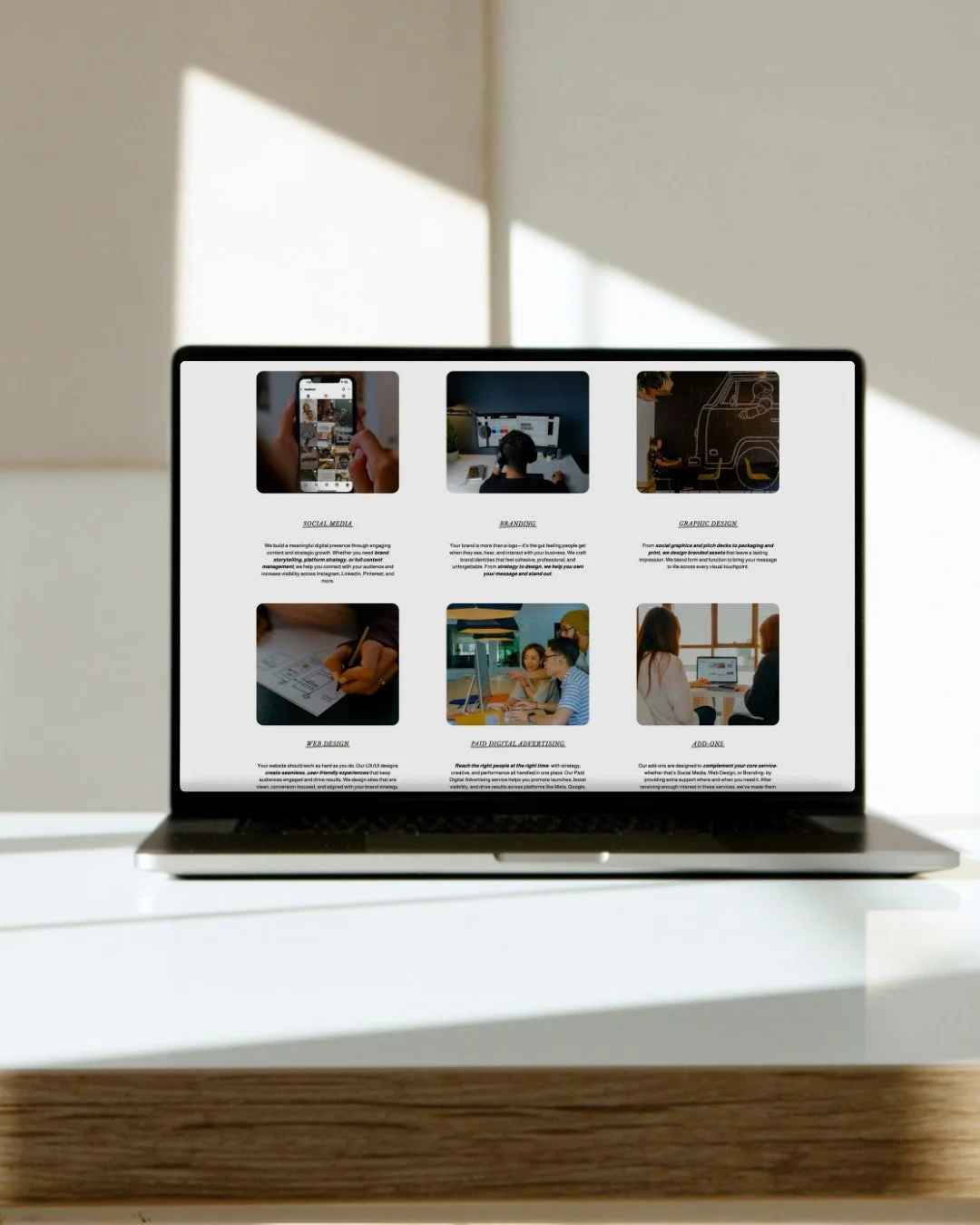 You don’t need more to-dos. You need a team that gets it and gets it done.
From strategy to execution, we cover the creative gaps so you can scale without the stress.
Need help with marketing, branding, or digital strategy?
See how we work