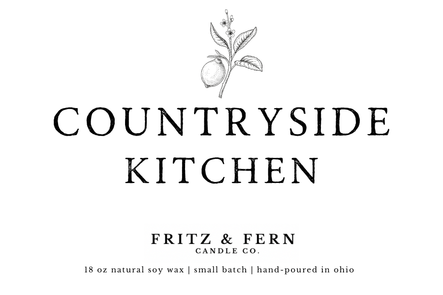 18 oz NATURAL SOY WAX CANDLE | COUNTRY SIDE KITCHEN