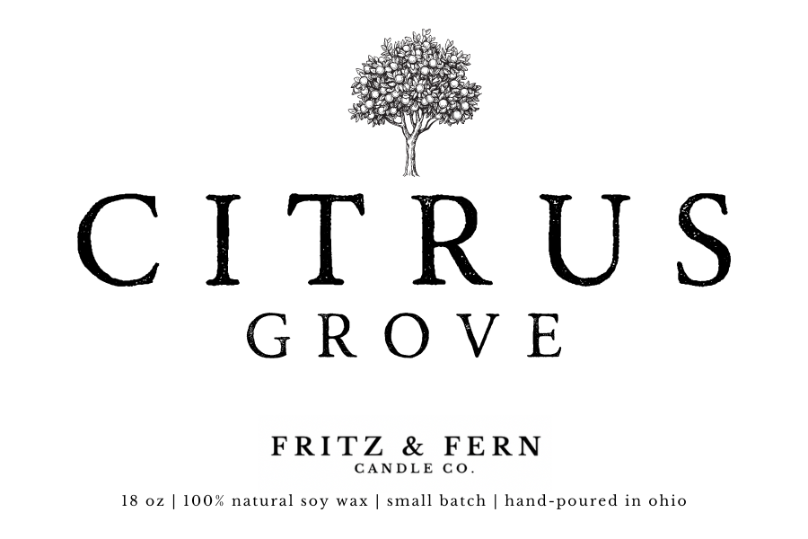 18 oz NATURAL SOY WAX | CITRUS GROVE