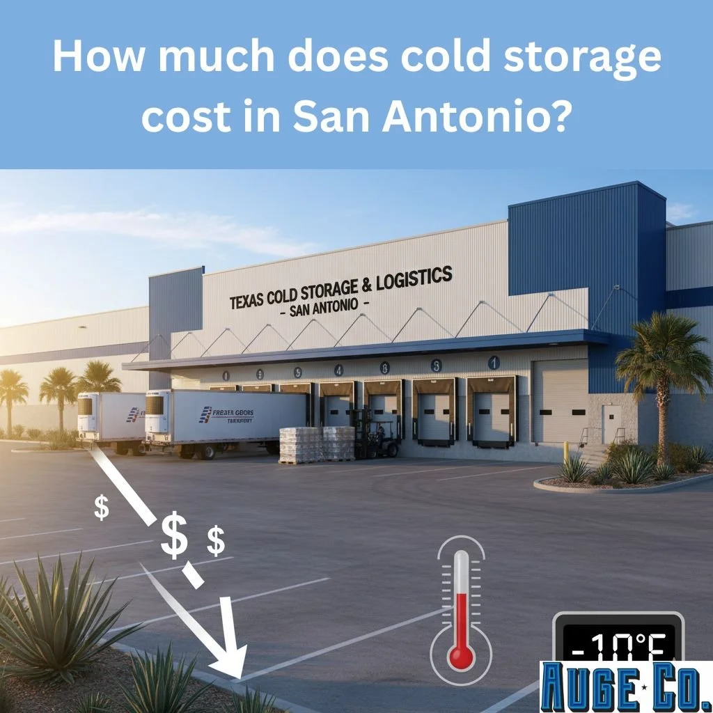 cold storage warehouse in san antonio with 2 refridgerated trailers