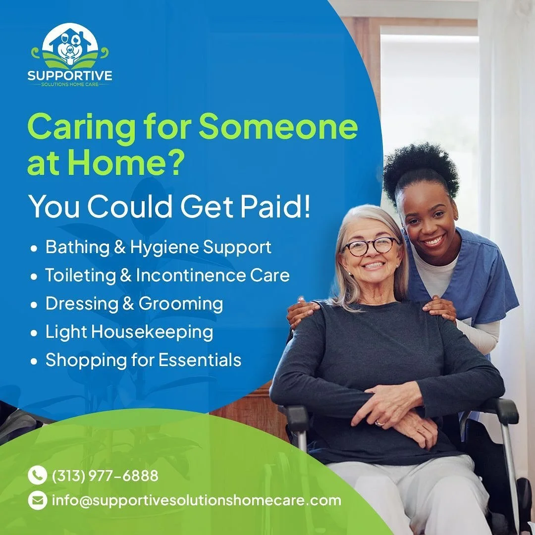 ✨ Caring for a loved one at home? Did you know you can get paid while providing the care they need? 🏡💙
We help families turn caregiving into a supported, rewarding opportunity.

✅ Bathing &amp; Hygiene Support
✅ Toileting &amp; Incontinence Care
✅ 