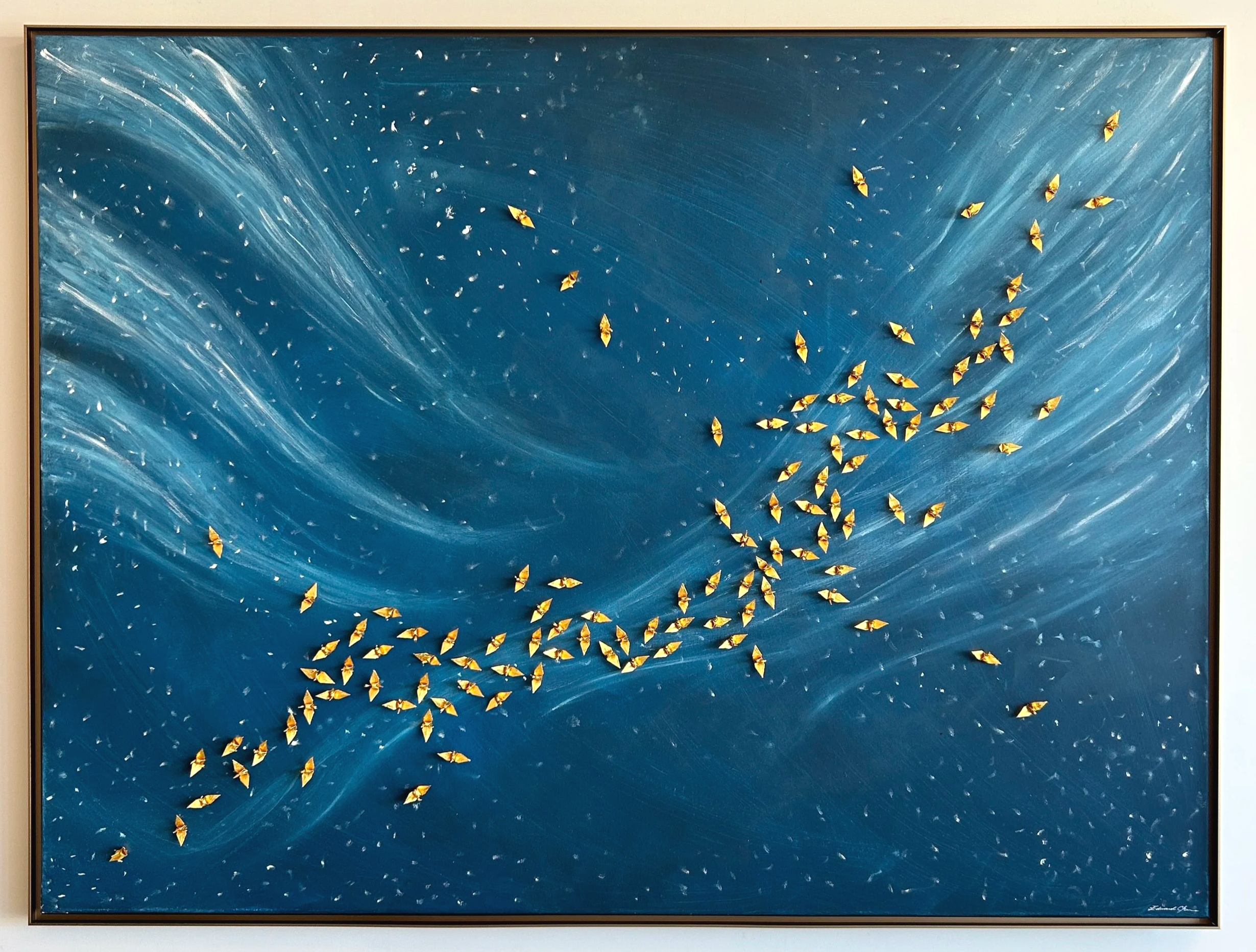 Celestial Snow: Gilded Edition | 36" x 48"