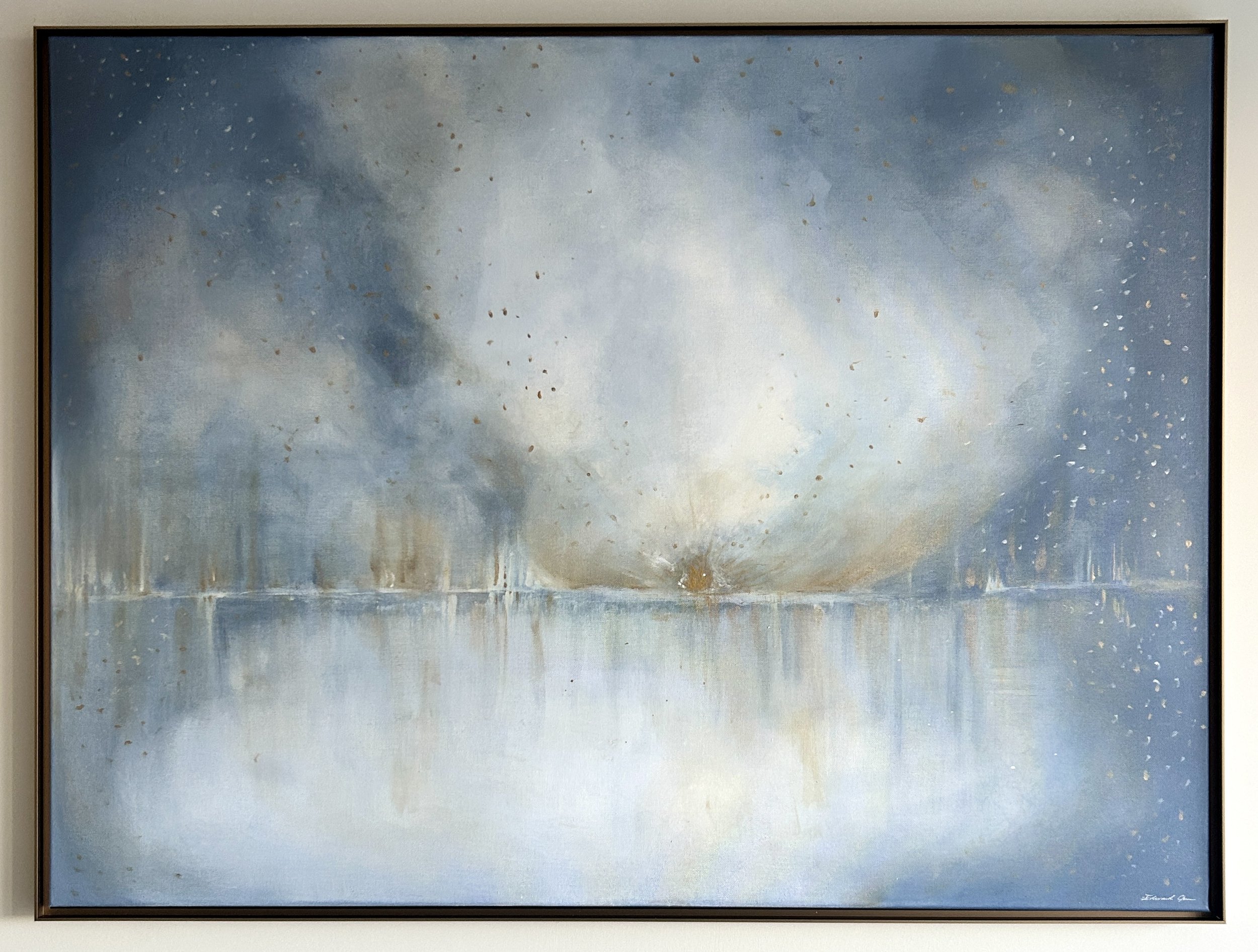 Moonlit Mist | 30" x 40" | Acrylic on Canvas | $700