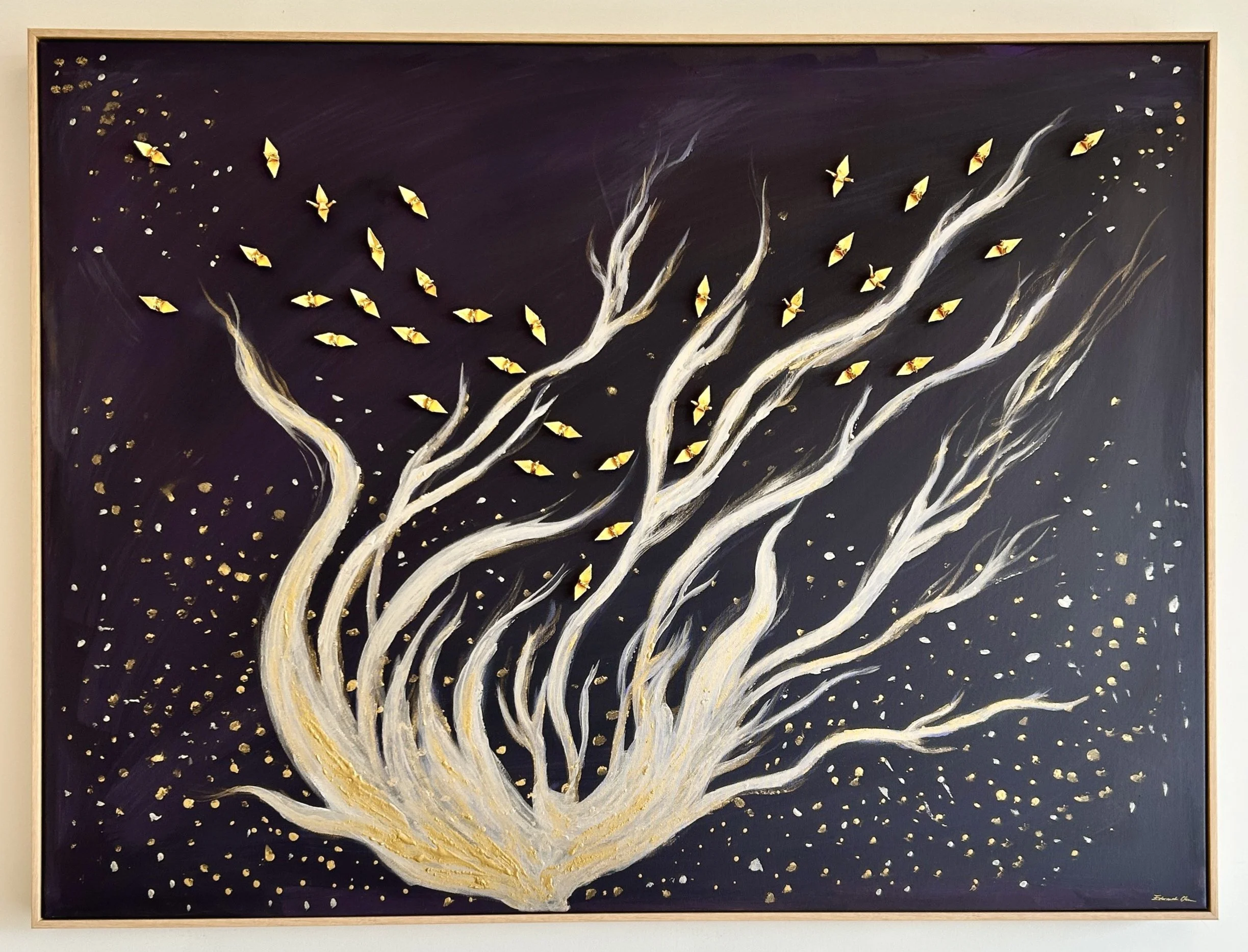 Velvet Flames | 30" x 40"