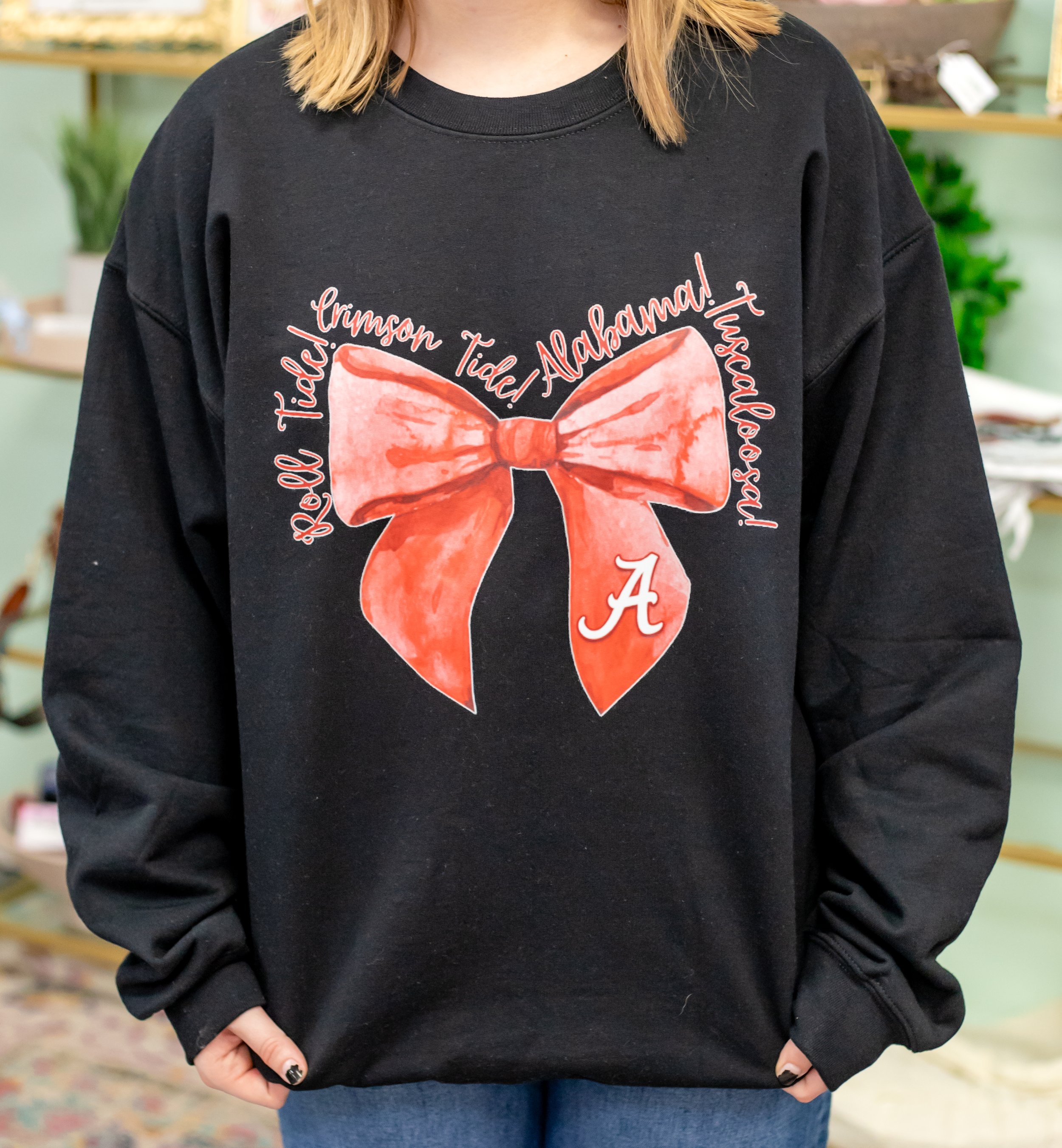 Alabama Bow Crewneck