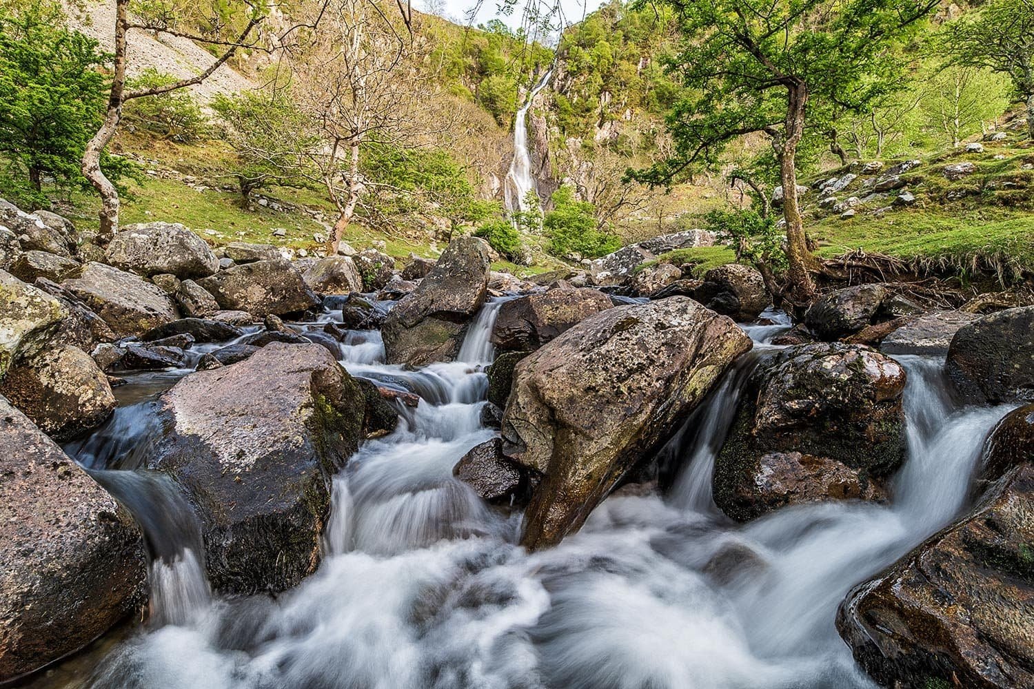 Aber Falls waterfall