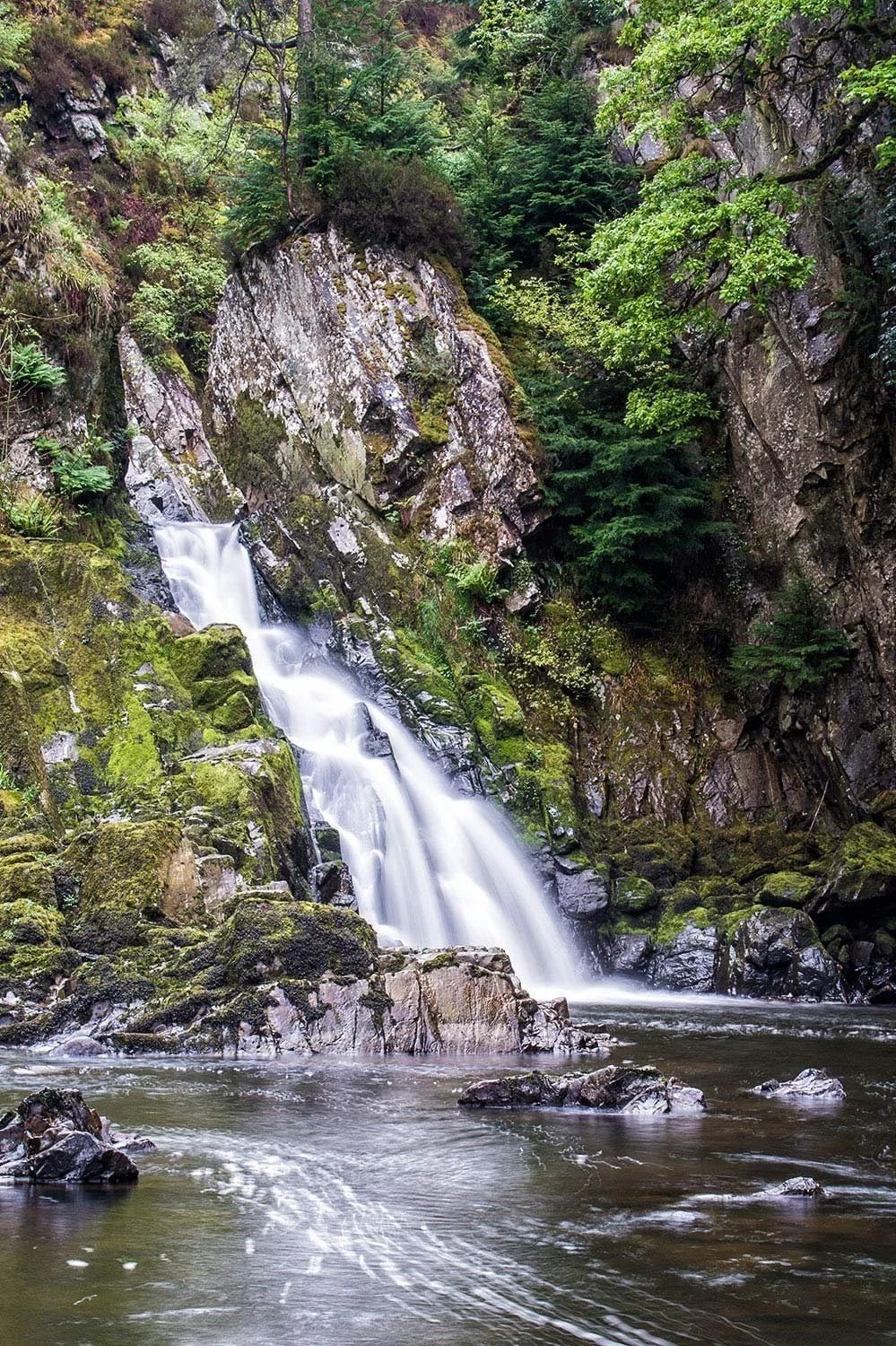 Conwy Falls near Betws-Y-Coed
