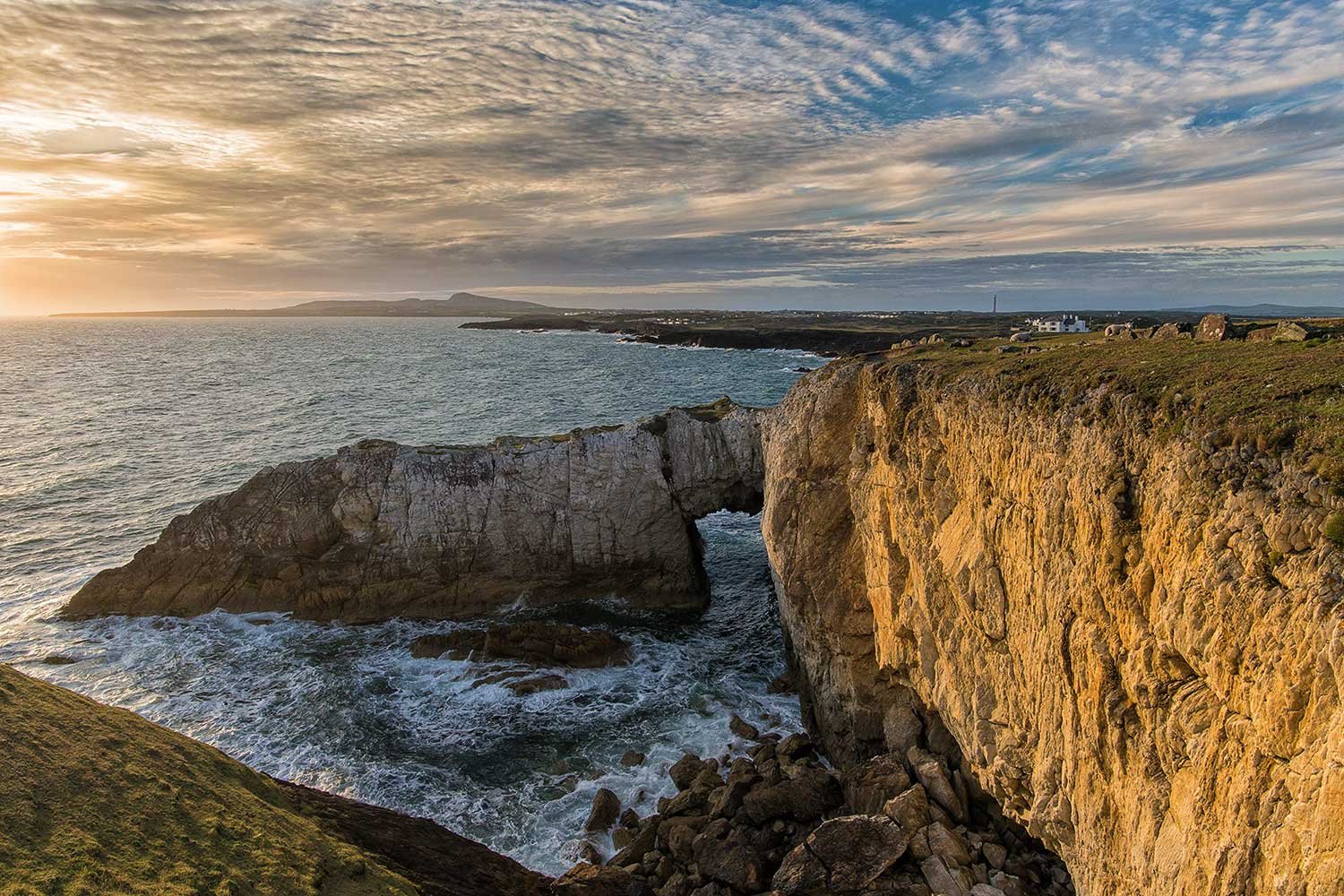 The White Arch Bwa Gwyn at Rhoscolyn