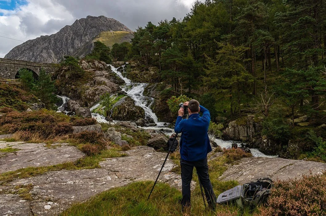 Great views of Tryfan from Ogwen Falls on my Eryri Snowdonia photography workshop