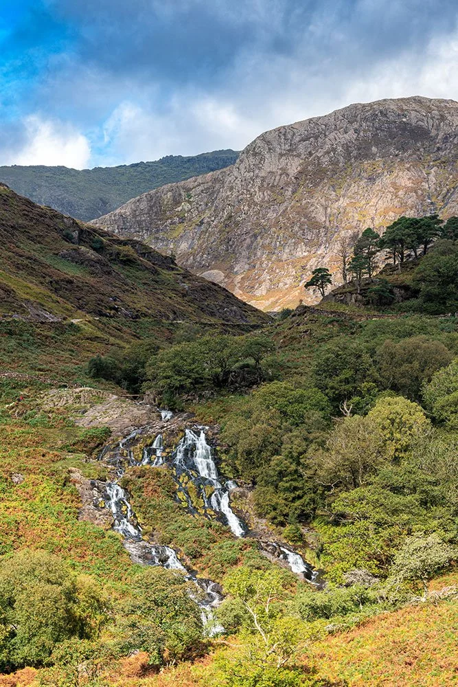 Panoramic View of the Watkin Path Waterfalls