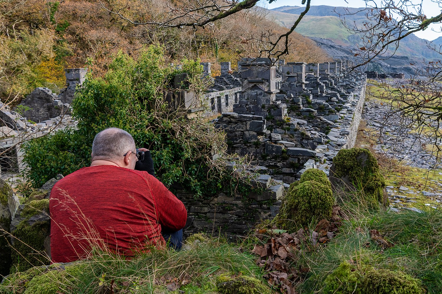 121 North Wales photography workshop at Dinorwig slate quarry Llanberis