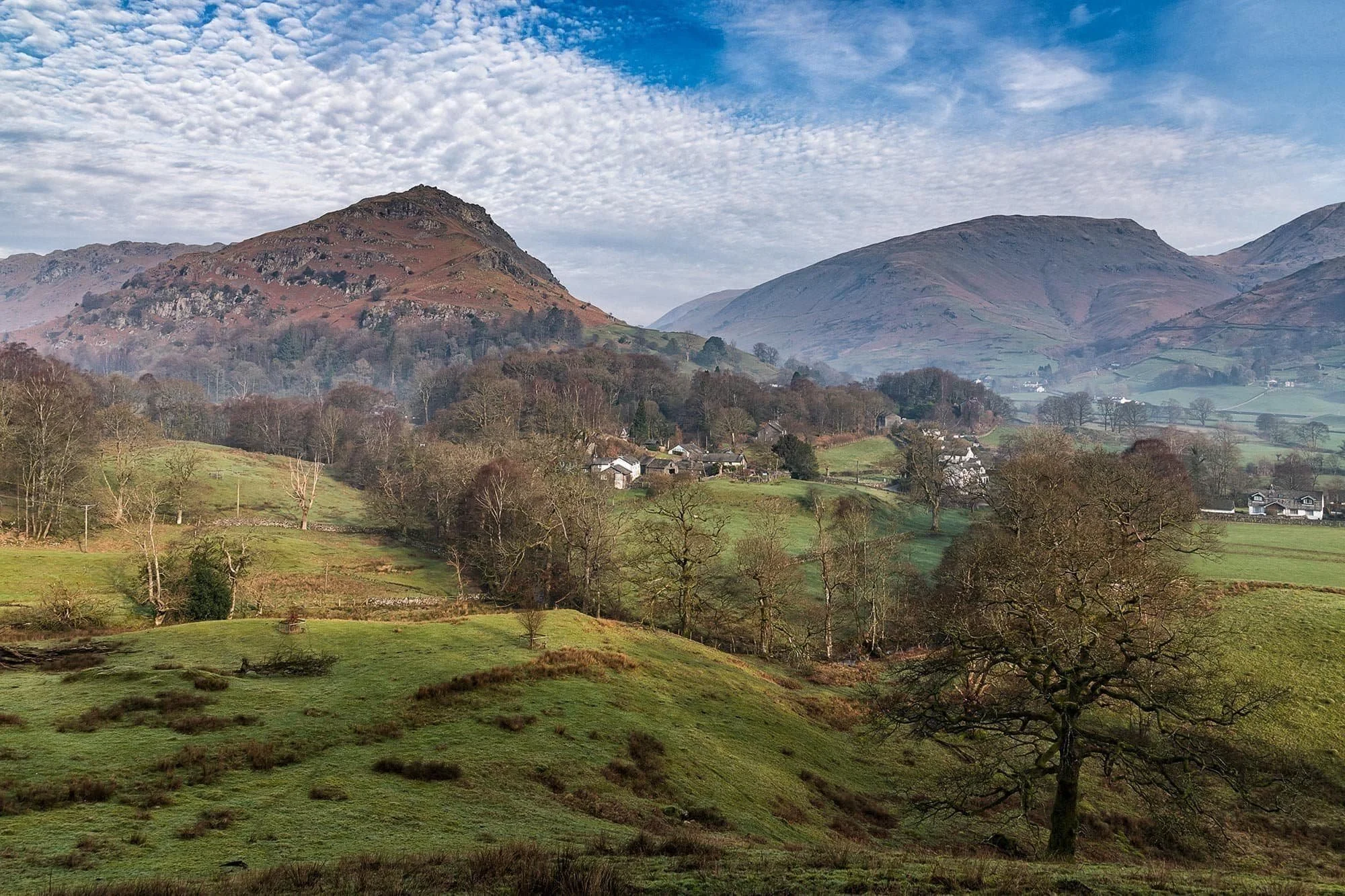 Beautiful light on Helm Crag in the Lake District photos gallery