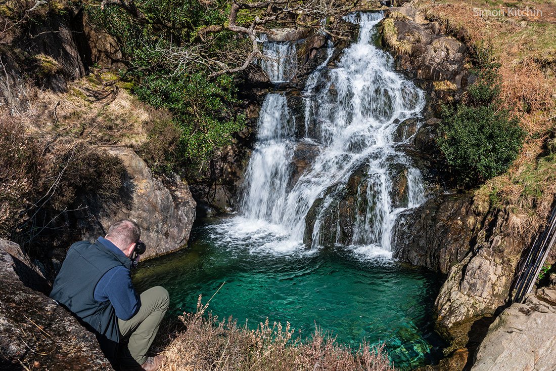 121 North Wales photography workshop at the Watkin Path waterfalls